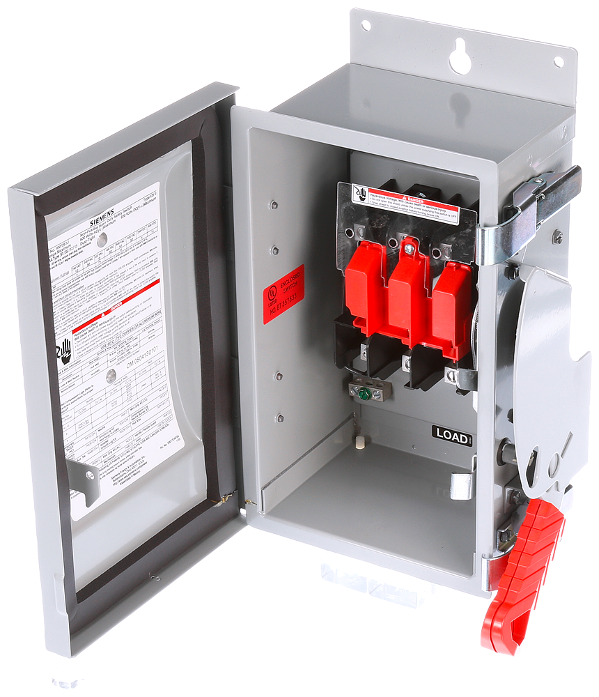 Product image for Safety switch no fuse 3P 200A 600V NEMA12