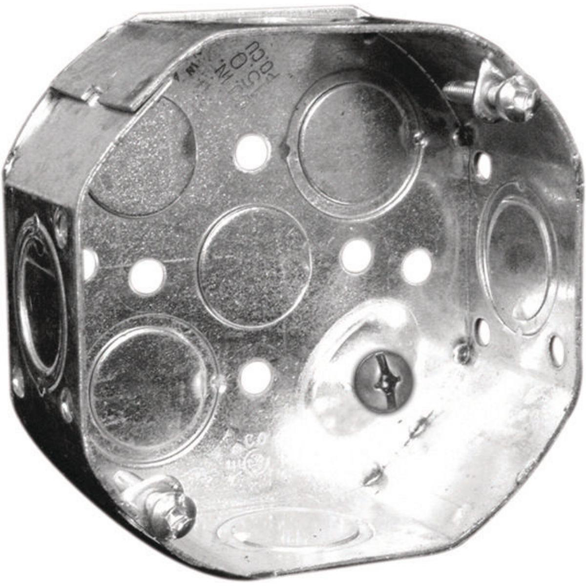 Product image for HUB 54151KBAR OCTAGON BOX 4X1.5IN K UPC