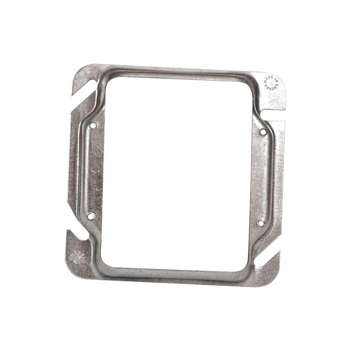 Product image for SQUARE CVR 4IN 2G RAISED 0.625IN