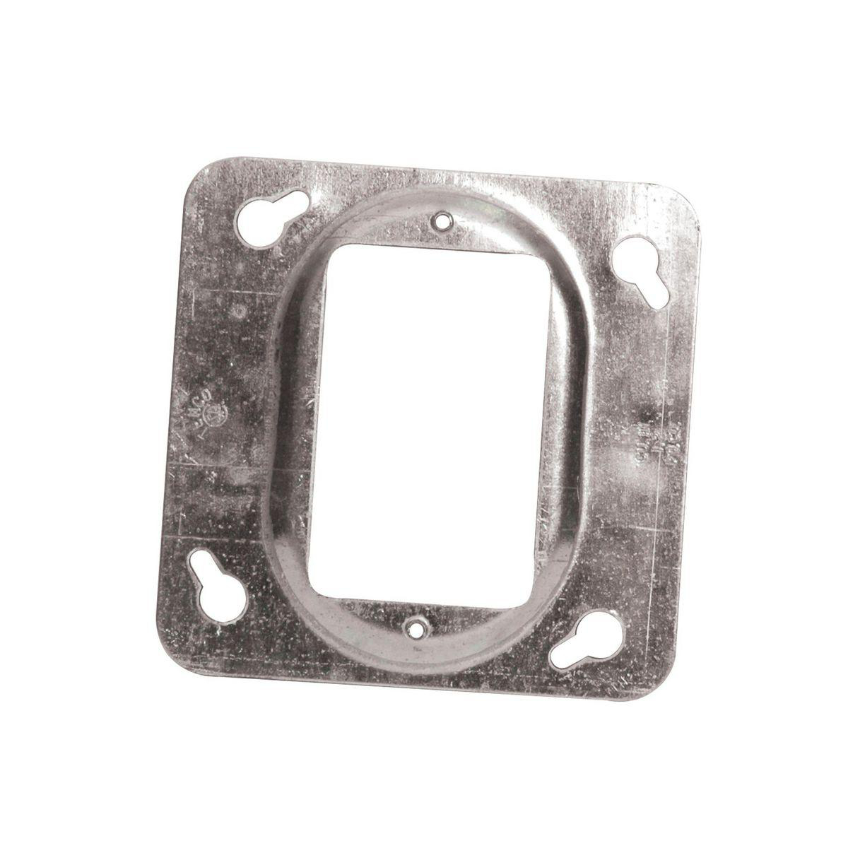 Product image for SQUARE CVR 4IN 1G RAISED 0.188IN