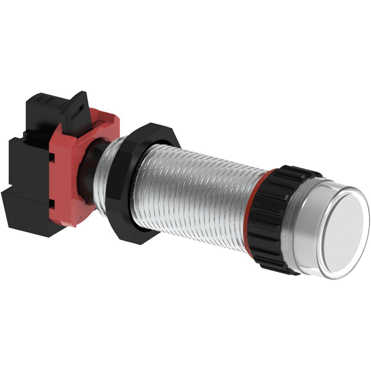Product image for PILOT LIGHT, CLR 120VAC/DC EXT, 3/4-14