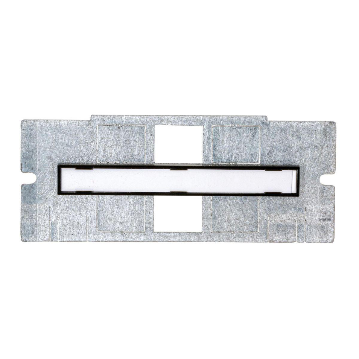 Product image for MOUNTING PLATE, 6JACK KO/LABEL FIELD
