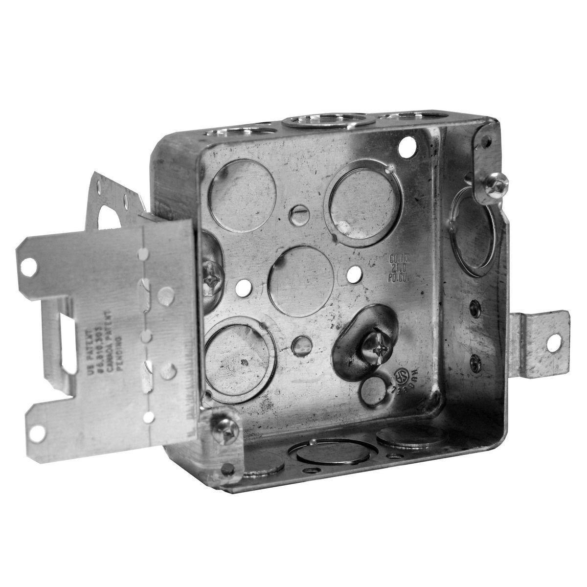 Product image for SQUARE BOX 4X4X1.5IN MSBS