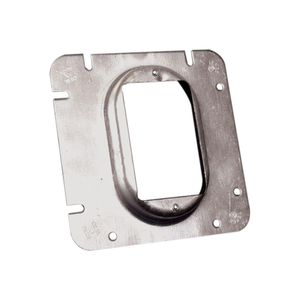Product image for SQUARE CVR 4.688IN 1G RAISED 0.75IN