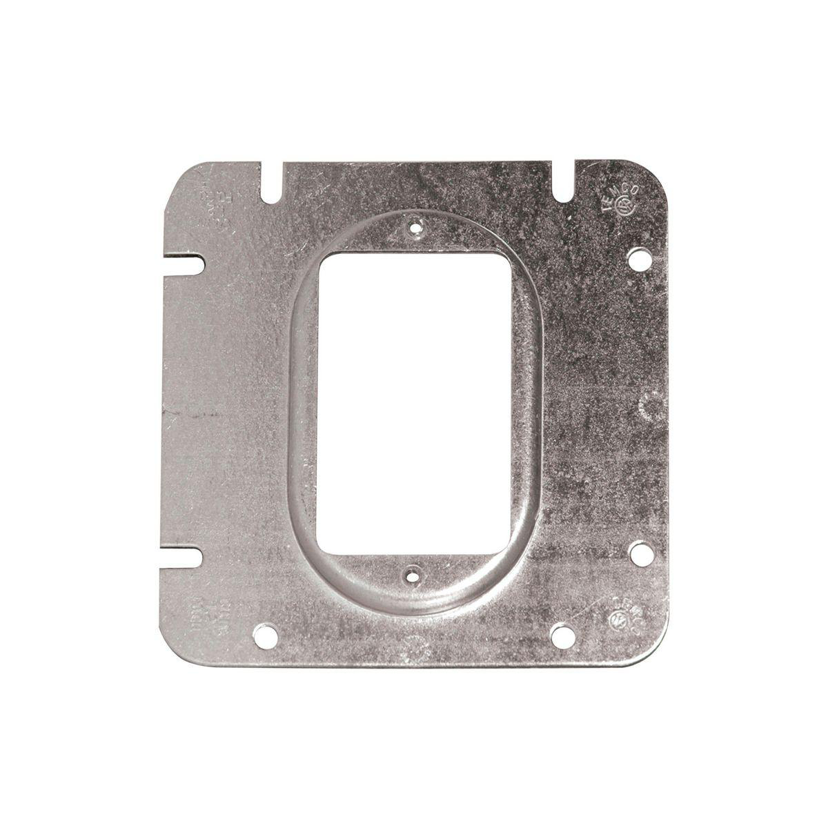 Product image for SQUARE CVR 4.688IN 1G RAISED 0.188IN