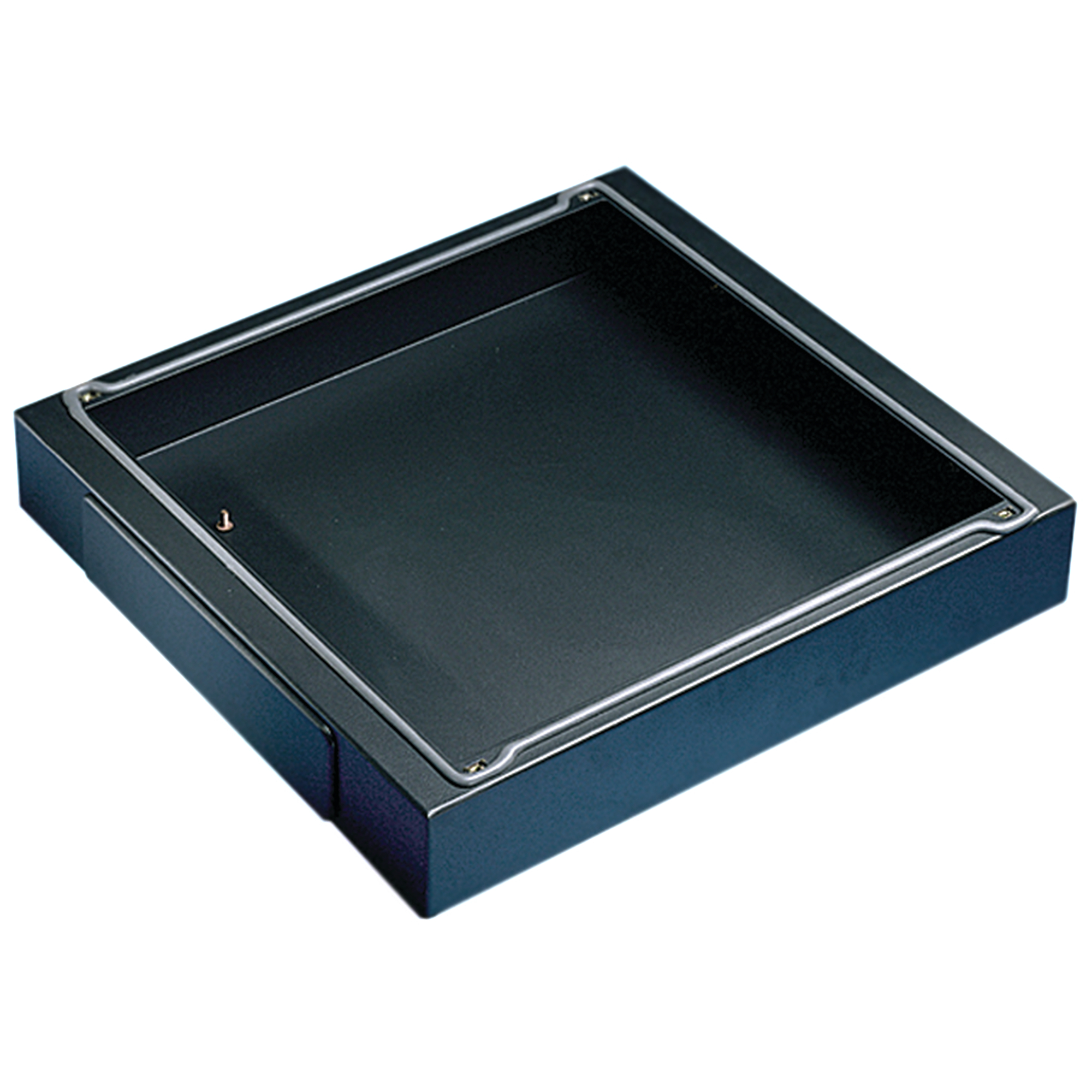 Product image for Base solid 16 gauge steel black 31.46x29.88in