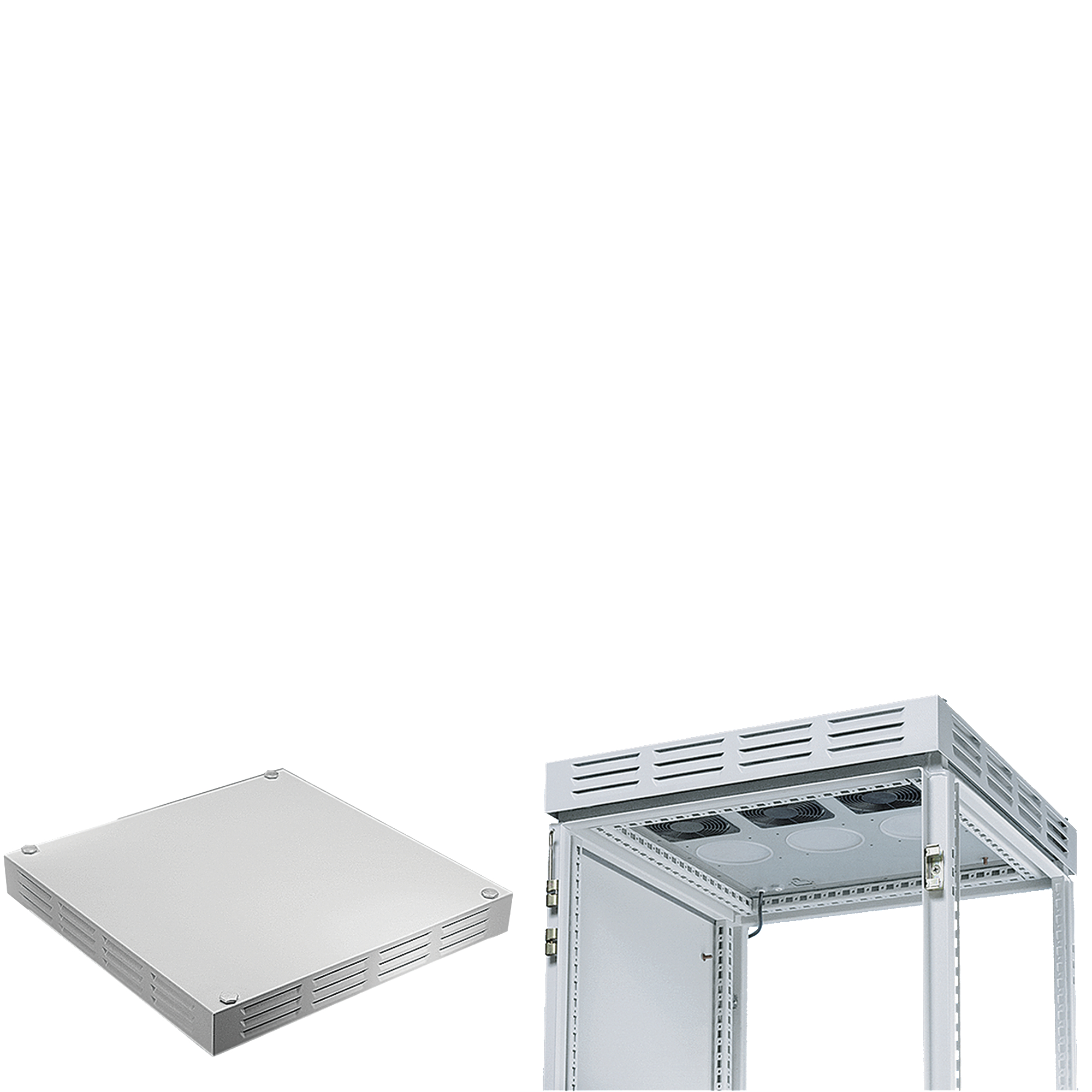 Product image for Top vented 115V steel light-grey 23.26x3.01x23.33"