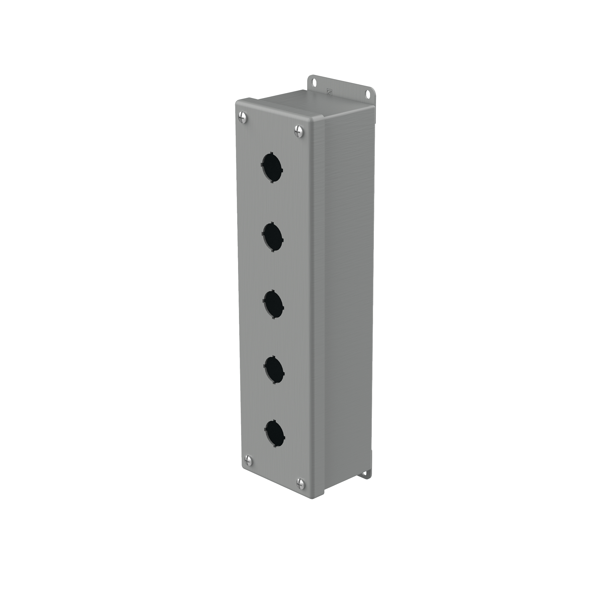Product image for Enclosure PB 22.5mm steel grey 12.5x3.25x2.75"