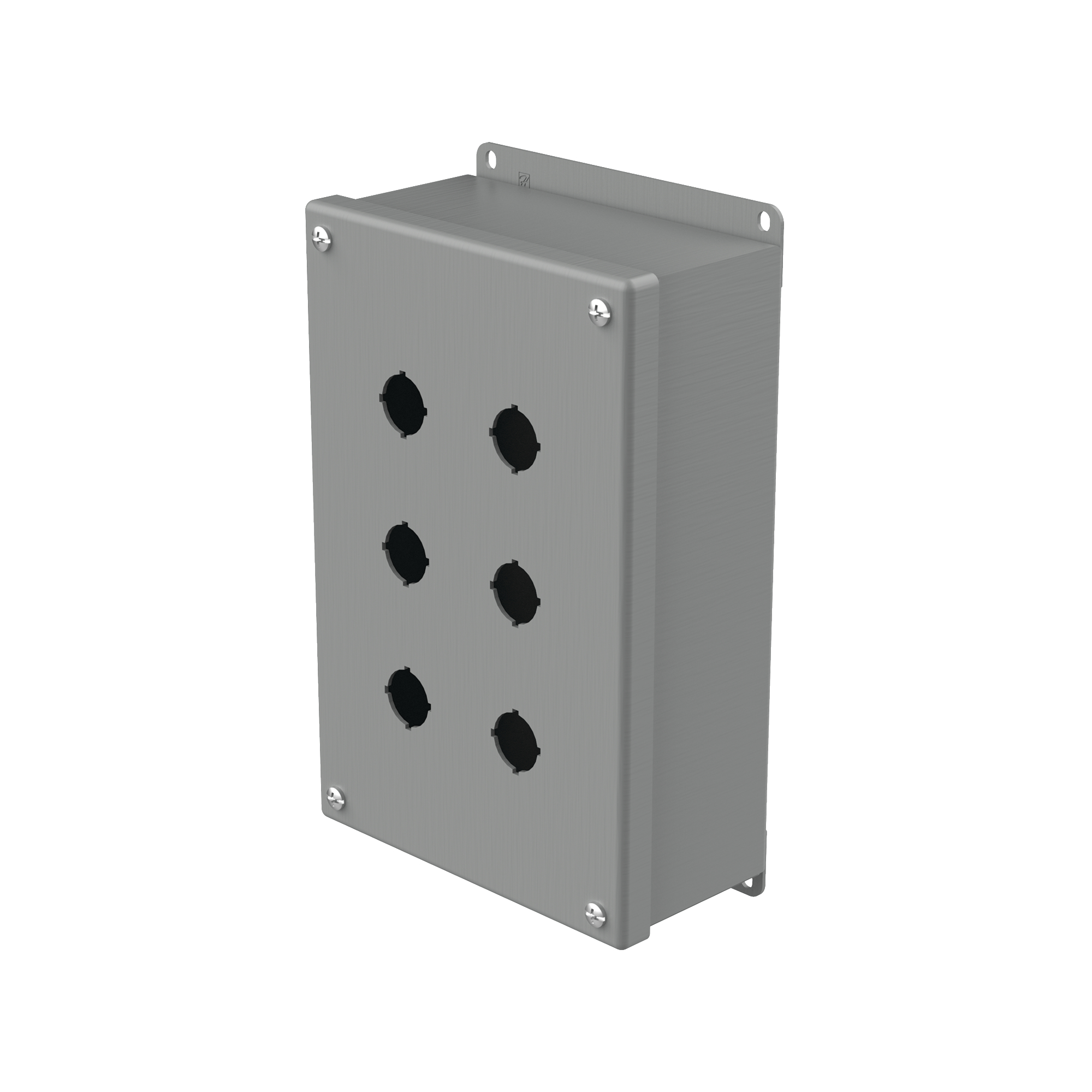 Product image for Enclosure pushbutton steel grey N12 9.5x6.25x3in
