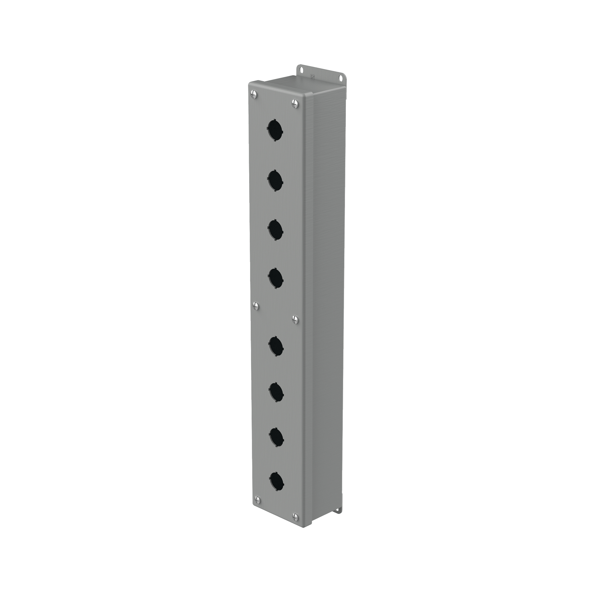 Product image for Enclosure pushbutton stl gry N12 20.25x3.3x2.8in