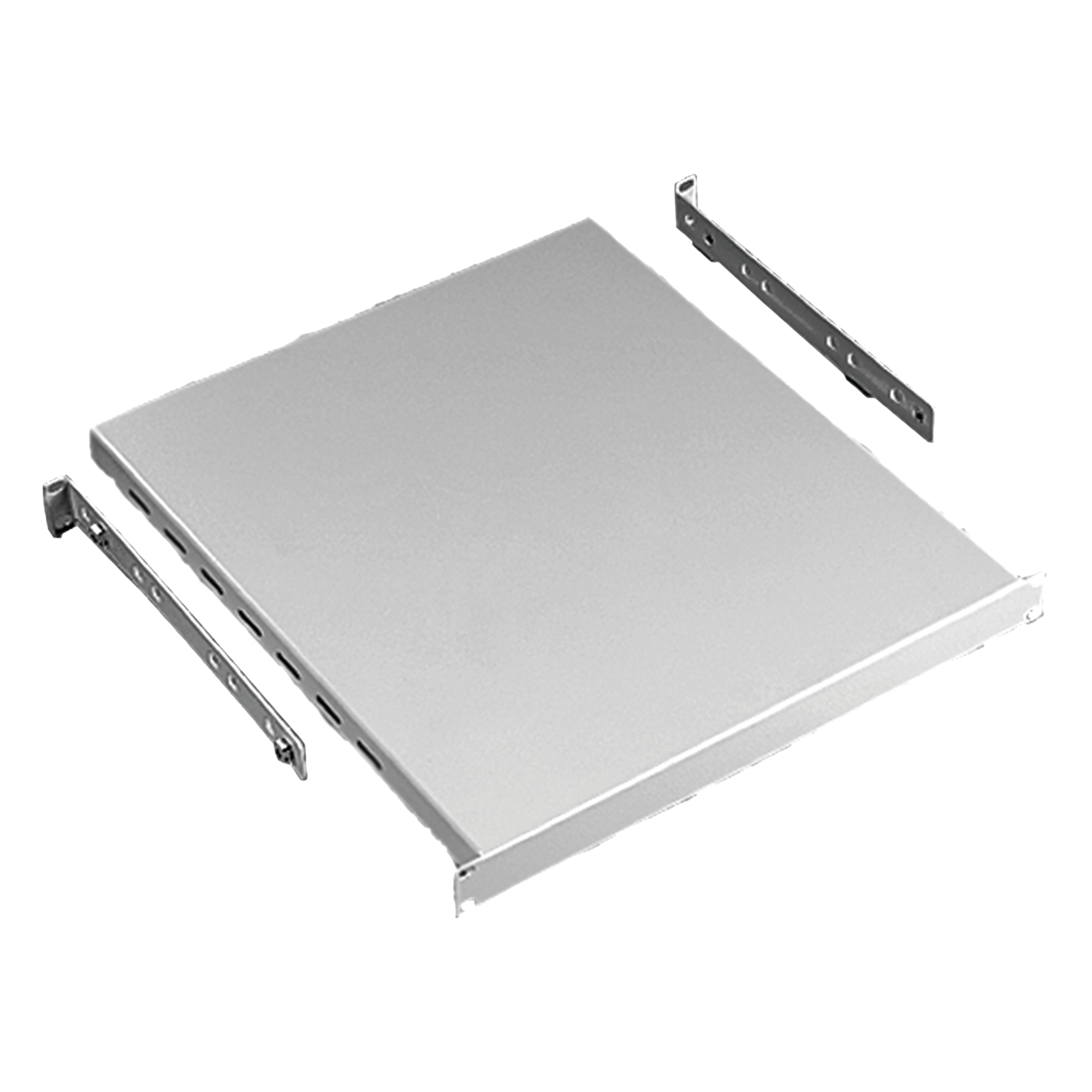 Product image for Shelf vented adjustable rack mount black 27.56x17.32x38.58"