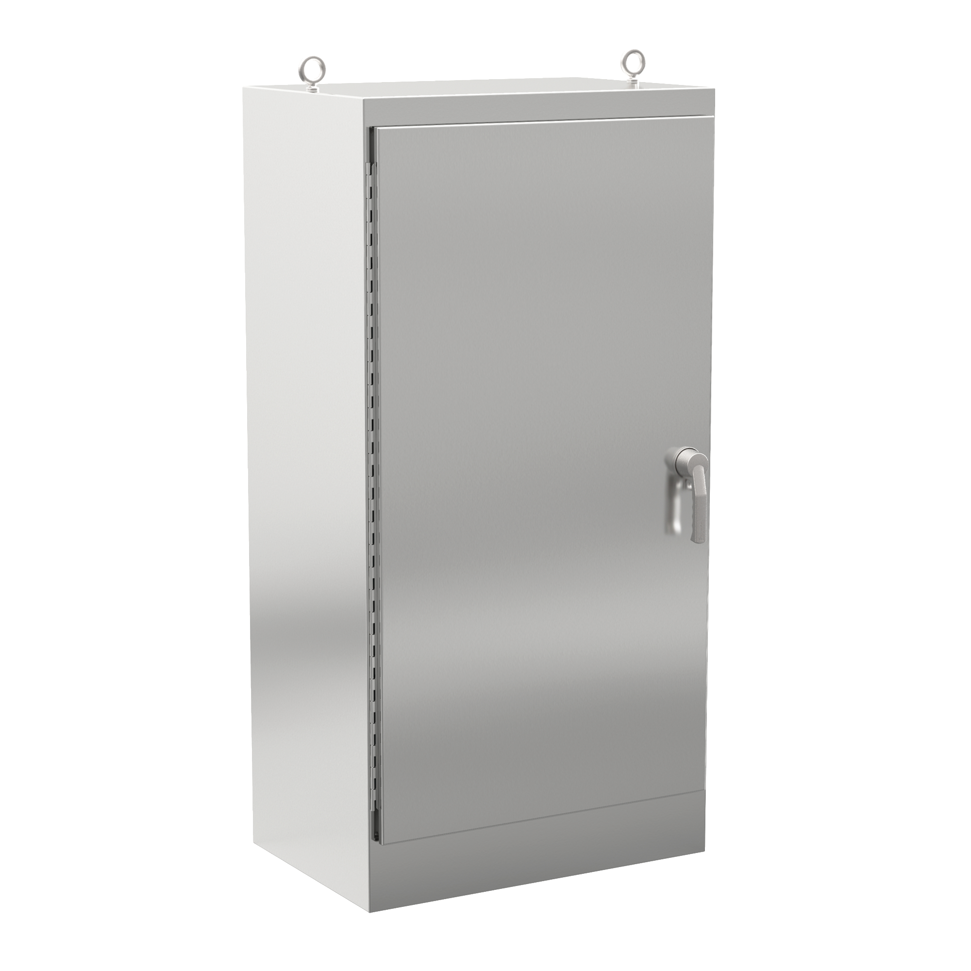Product image for Enclosure 1-door free-stand SS smooth 36.06x18.06x72.06"