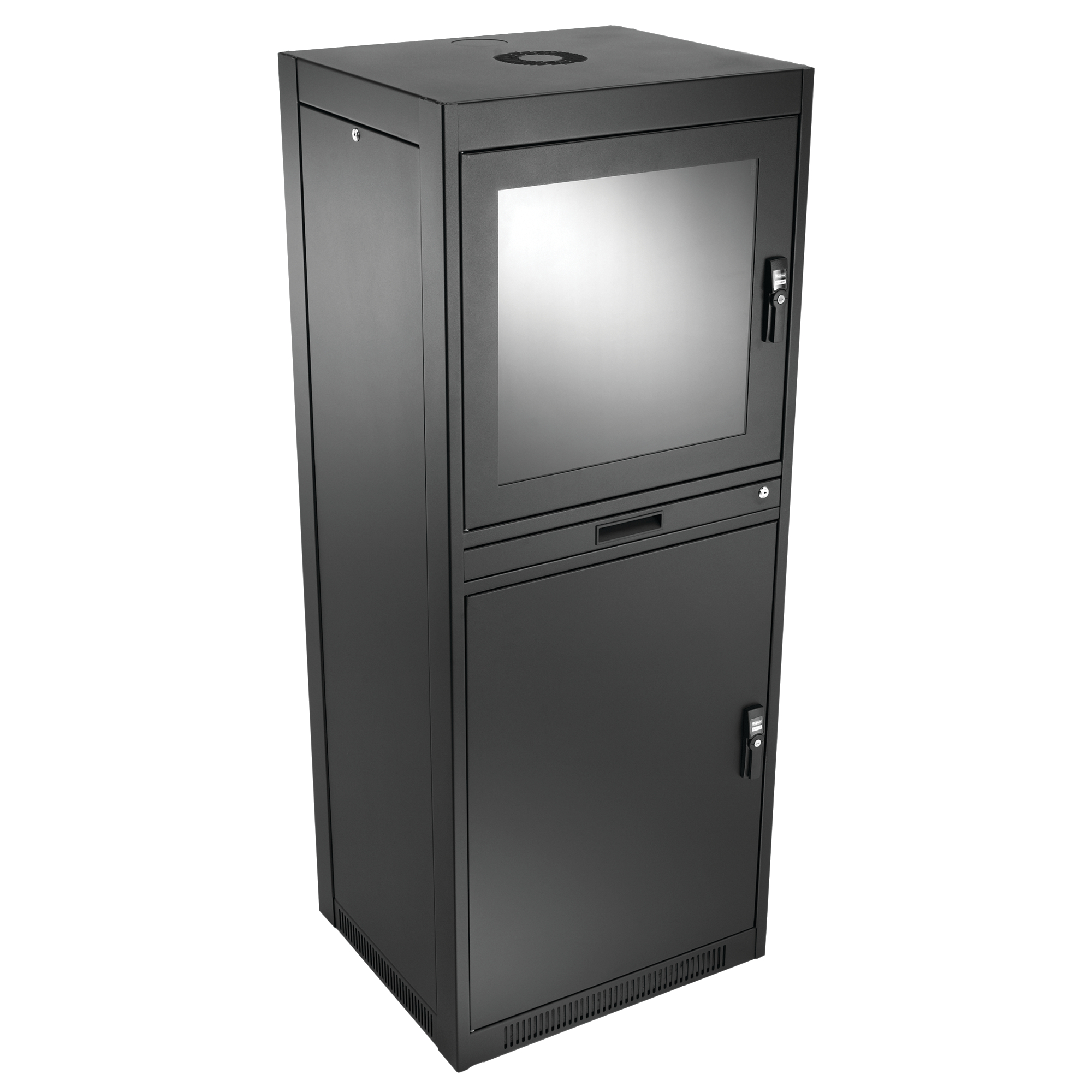 Product image for Enclosure PC networking steel black 27.55x23.62x68.98"