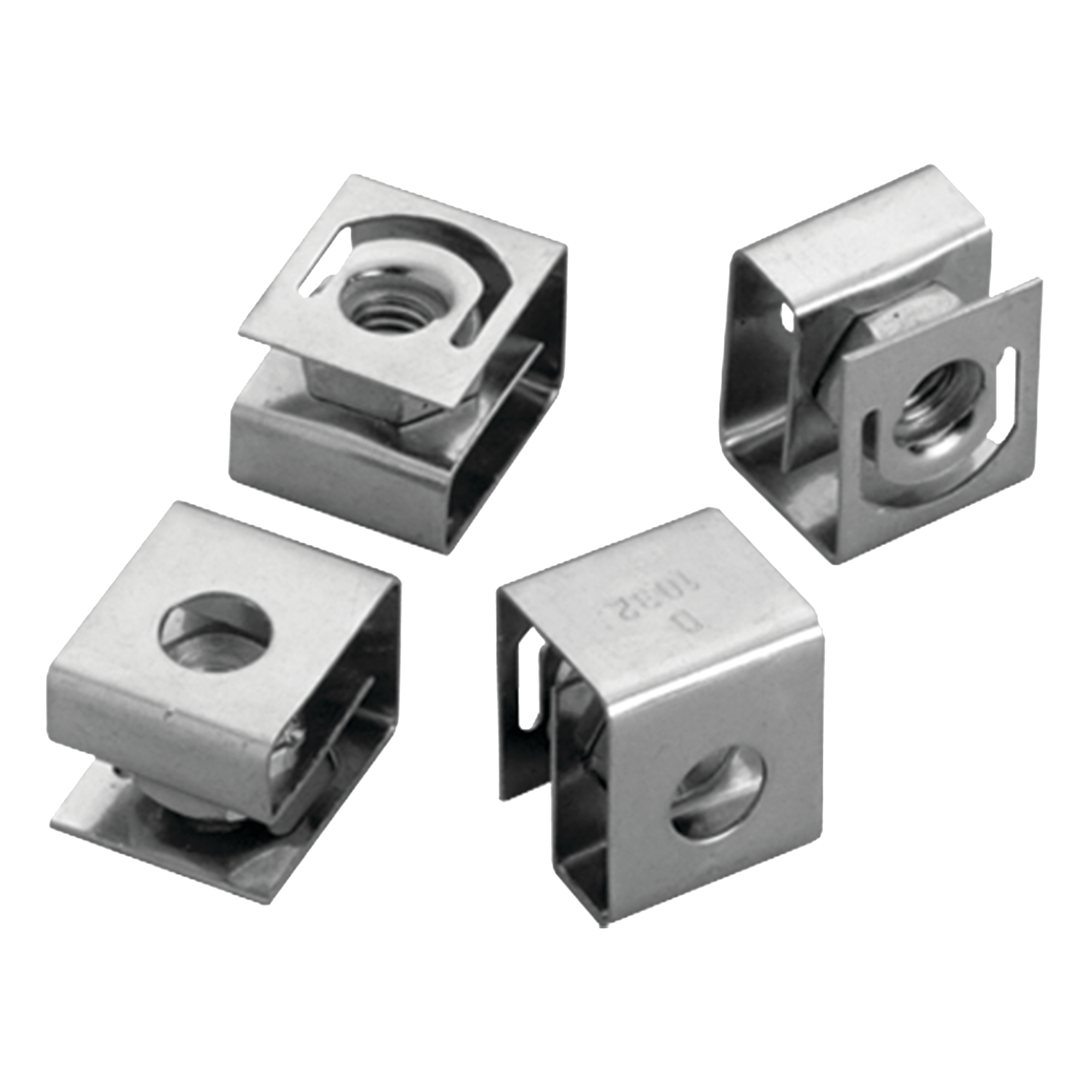 Product image for Nut clip U-style 10-32 zinc-plated 20/pk