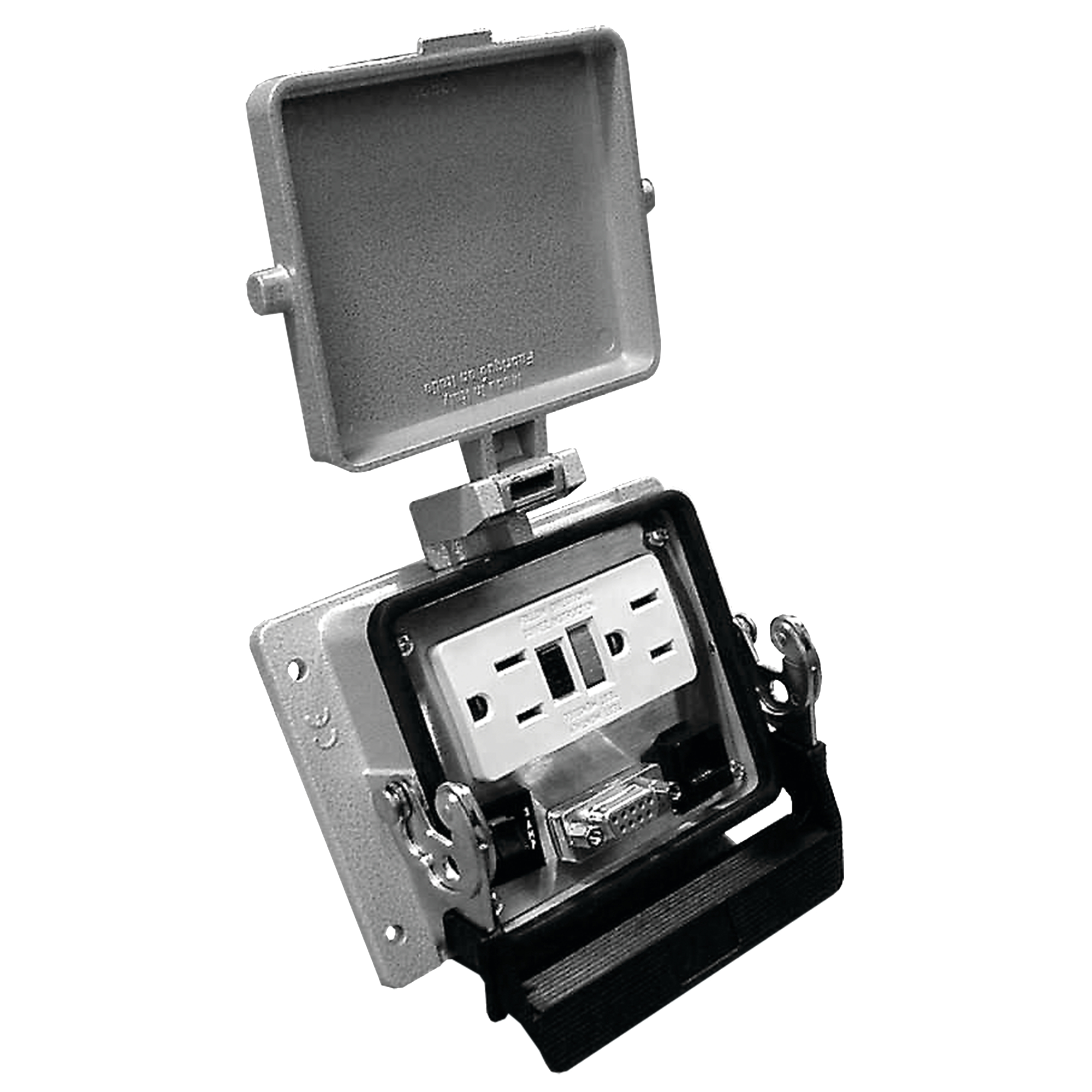 Product image for Connector panel interface aluminium 3A type4