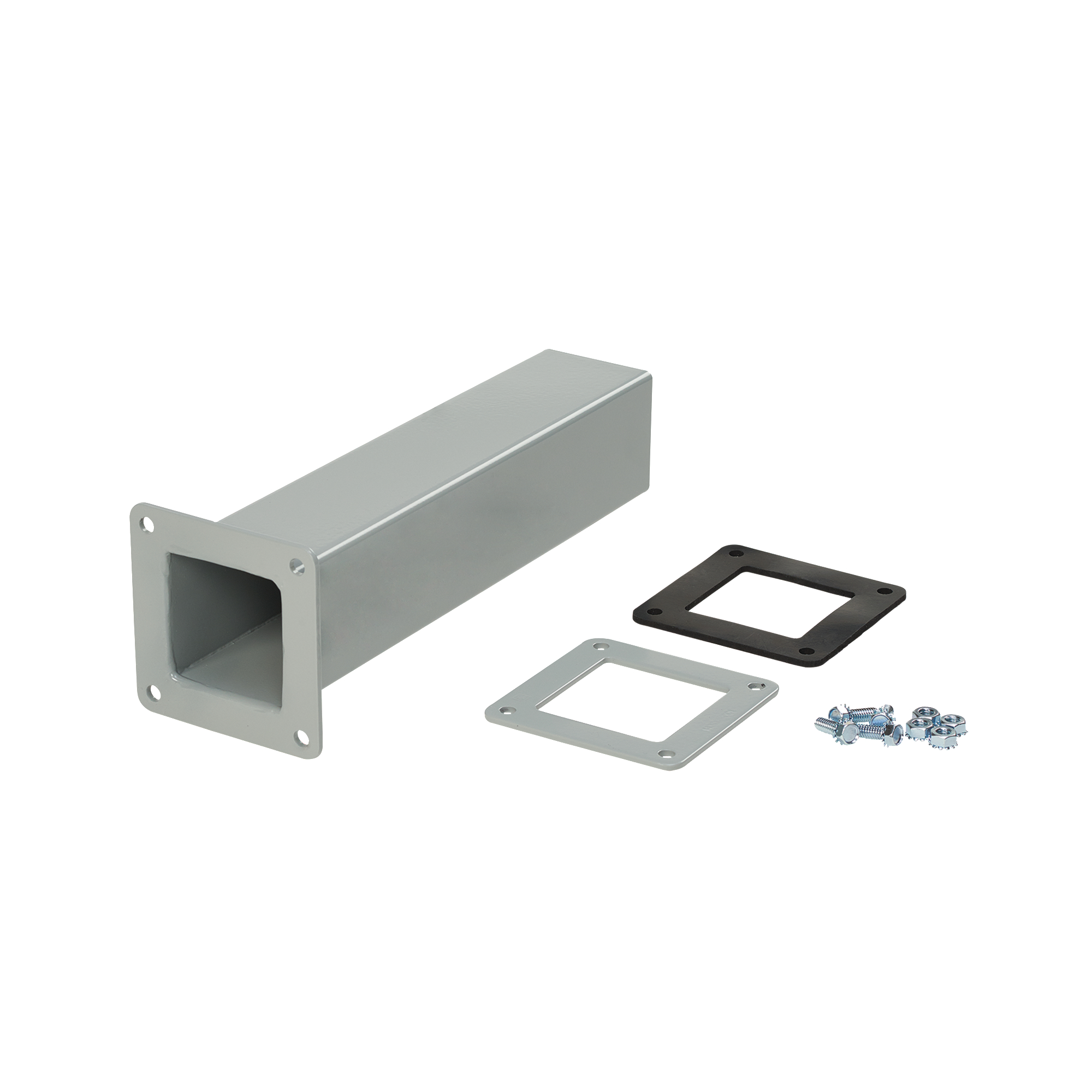 Product image for Fitting cut-off for feed-through wireway 12x6x6"