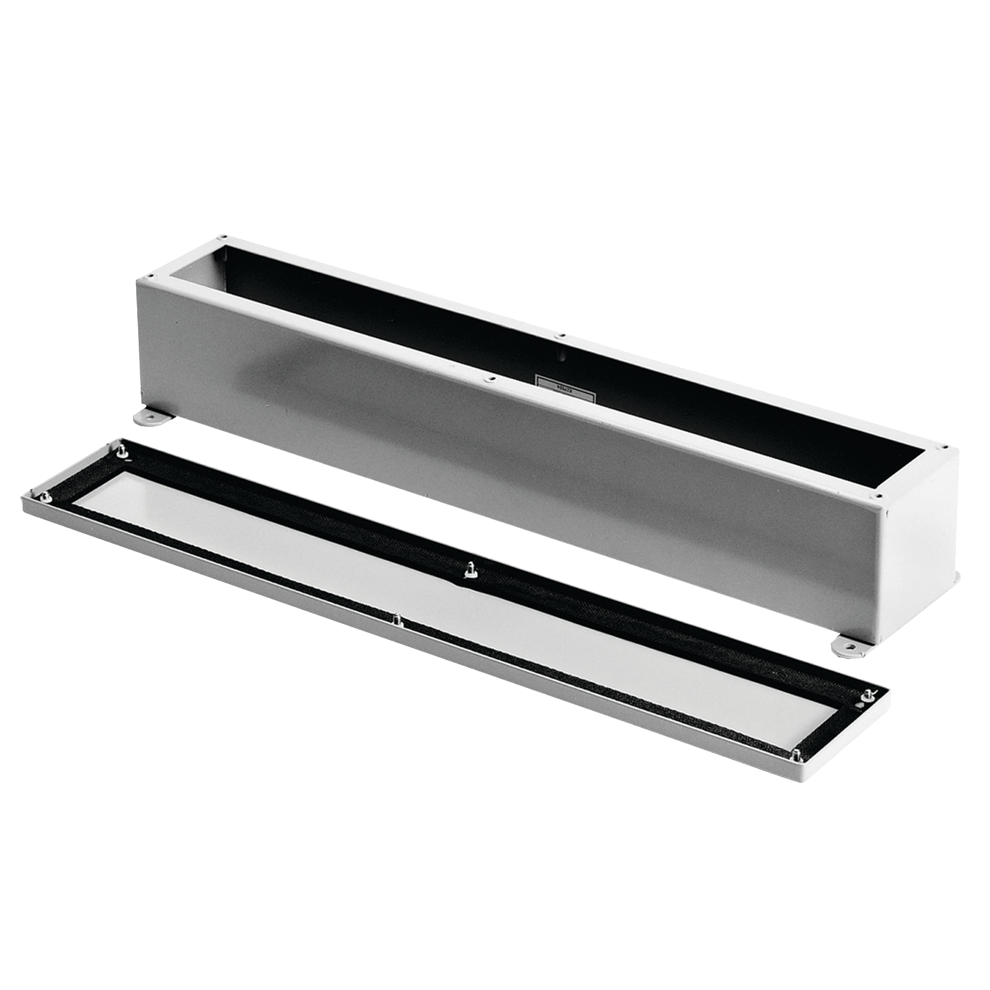 Product image for Cover screw 6-fasteners steel grey 4x4x24"
