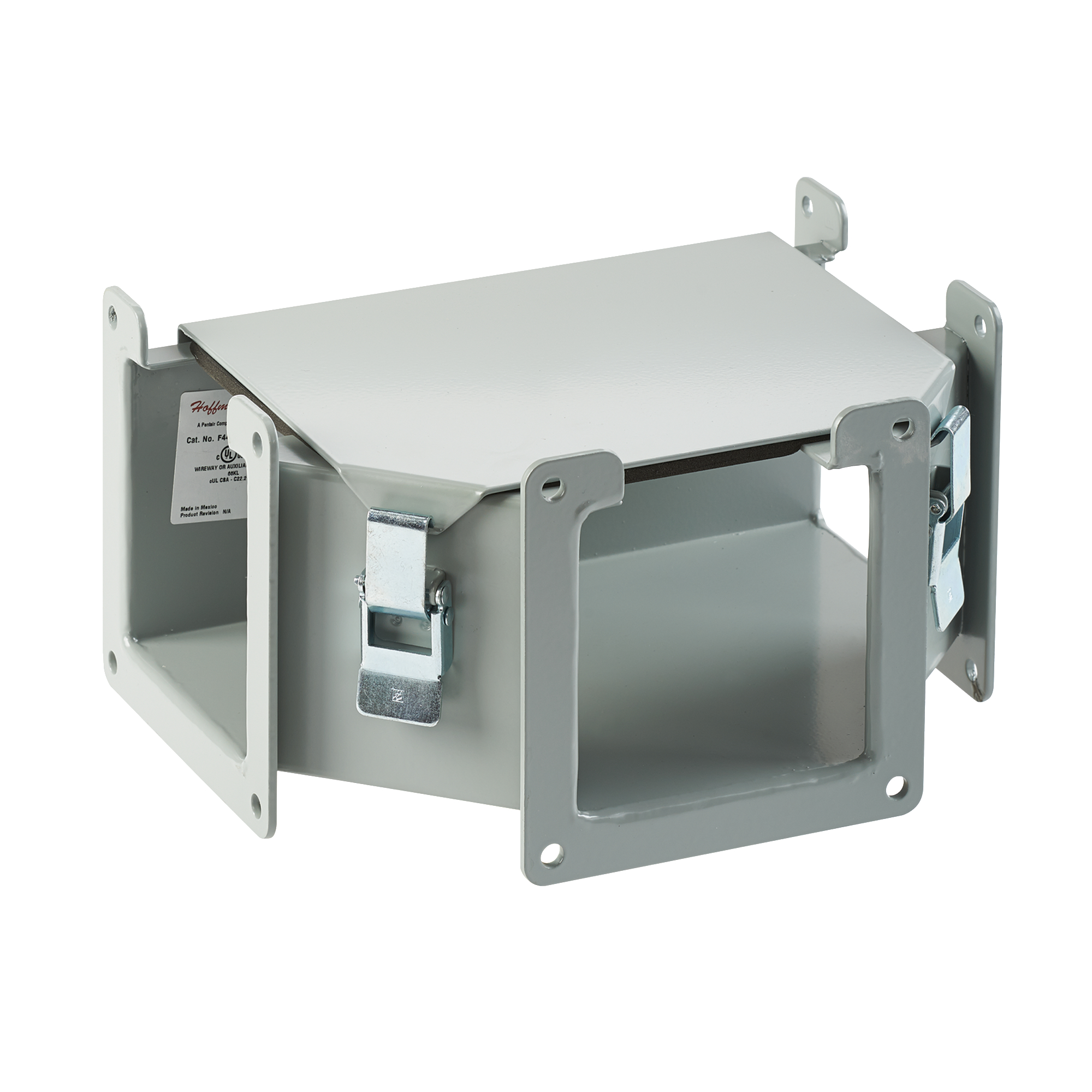 Product image for Fitting Tee top open flat for lay-in wireway 8x8"