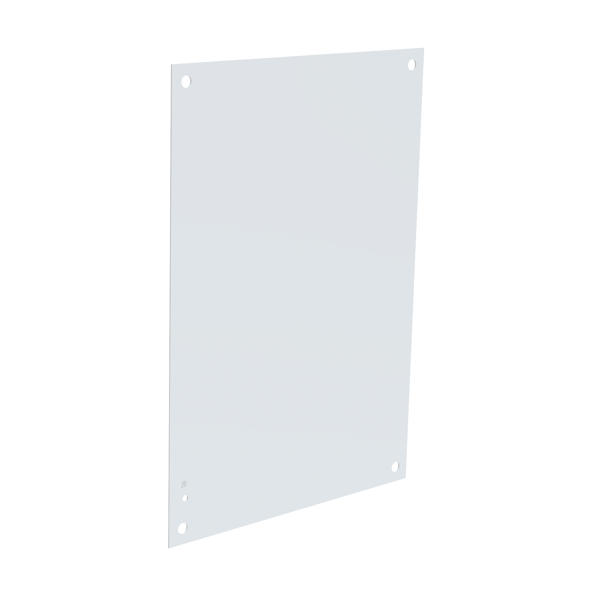 Product image for Enclosure panel medium steel white 16x12" NEMA 1