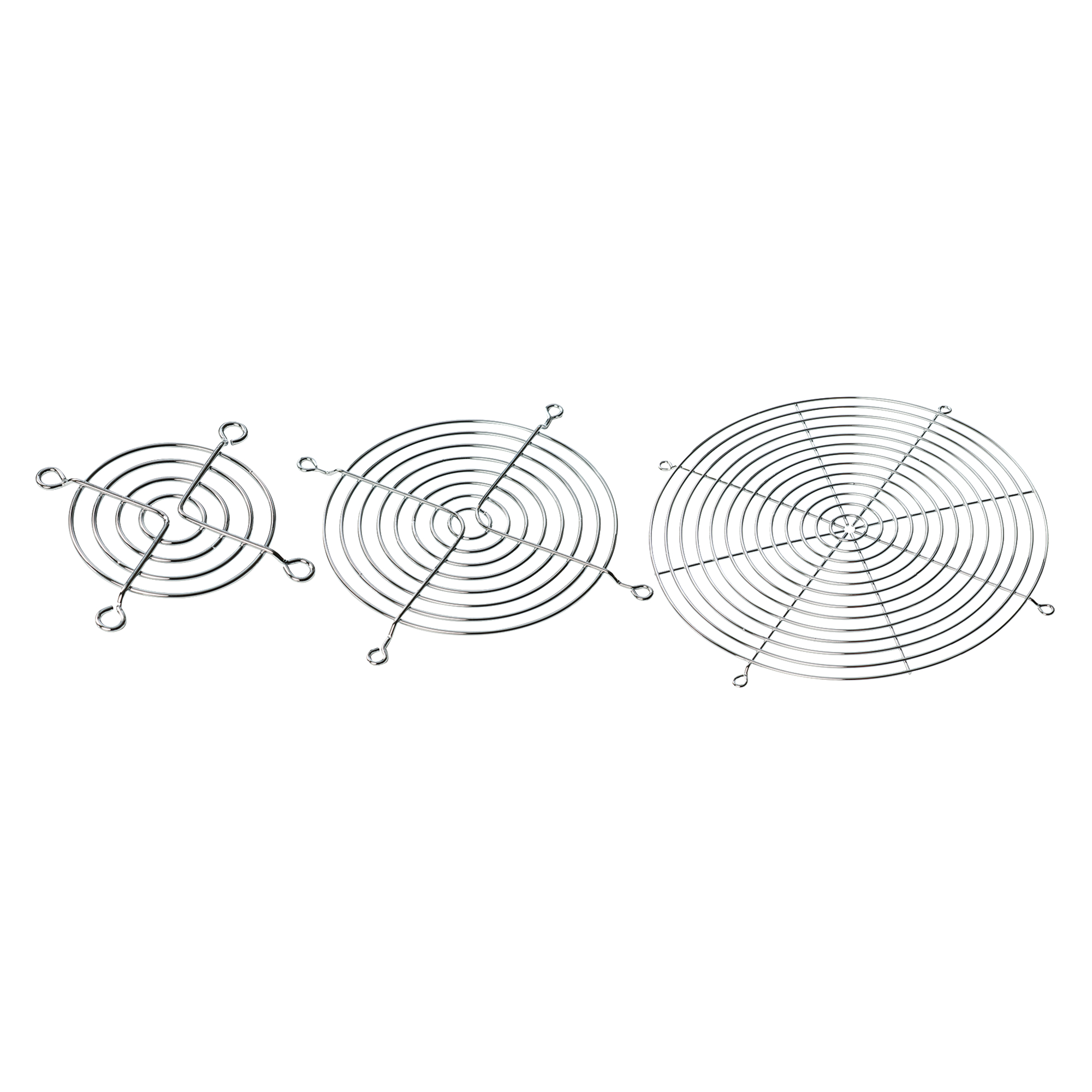 Product image for Finger guard for compact axial fan chrome plated