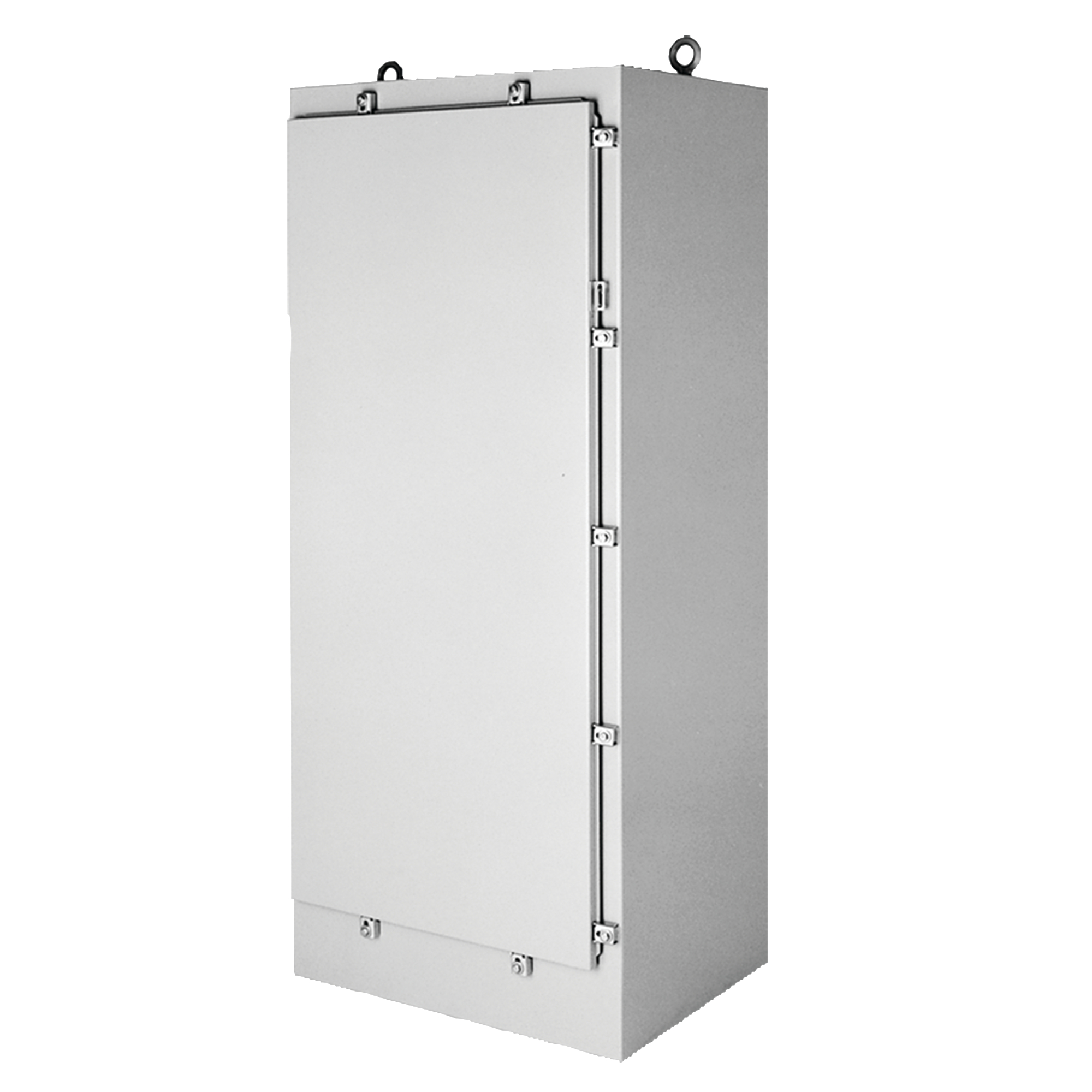 Product image for Enclosure free-stand steel grey 37.06x24.06x72.06"