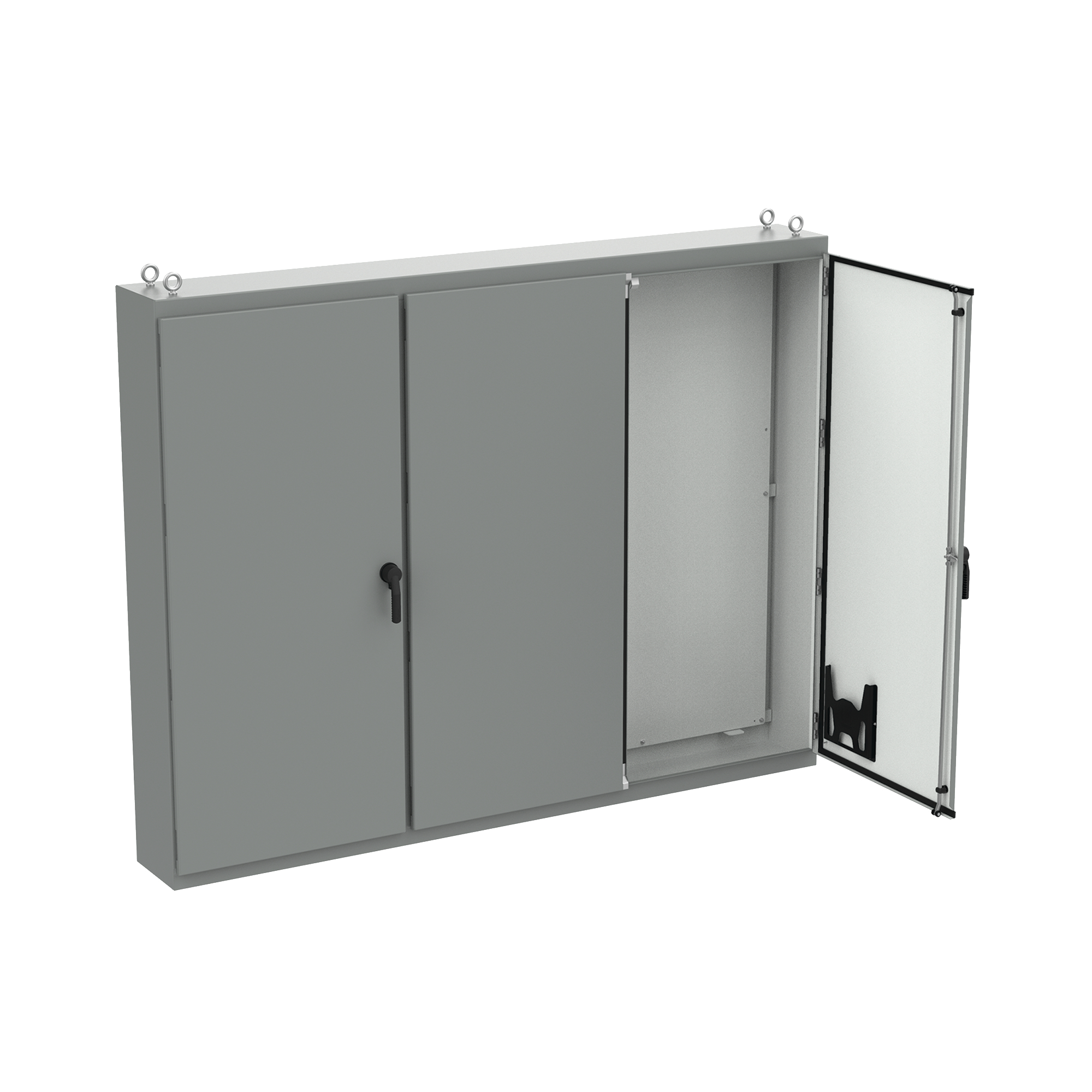 Product image for Enclosure floor mnt stl NEMA12 86.12x112x14.12in