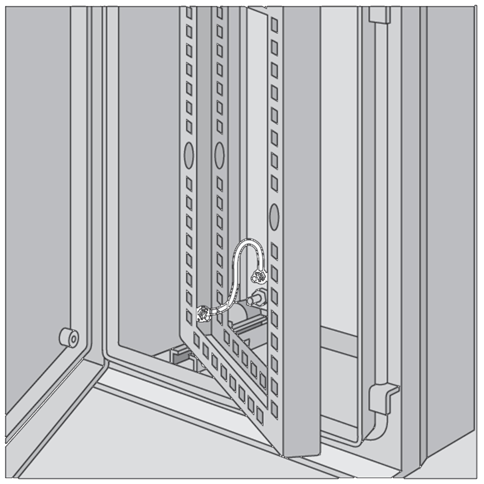 Product image for Device grounding conductor to panel