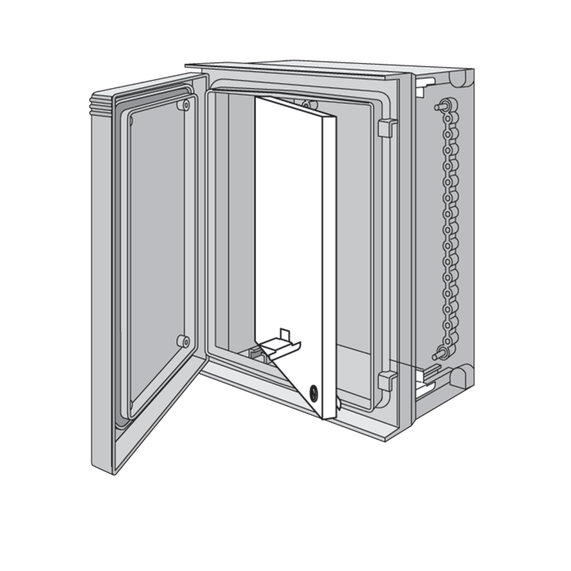 Product image for Panel switch-out steel 17x12.1"