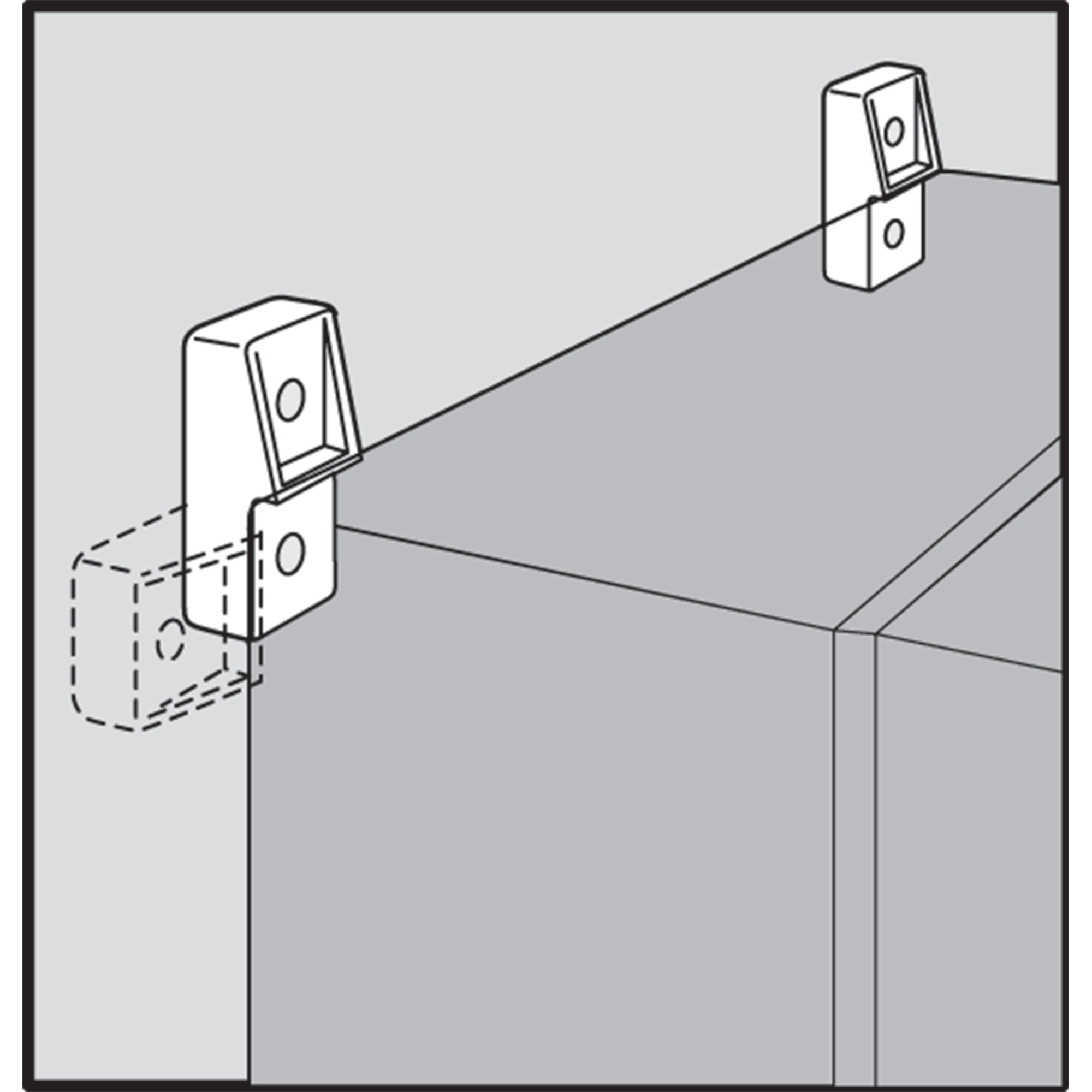 Product image for Mounting bracket kit ULTRX fiberglass