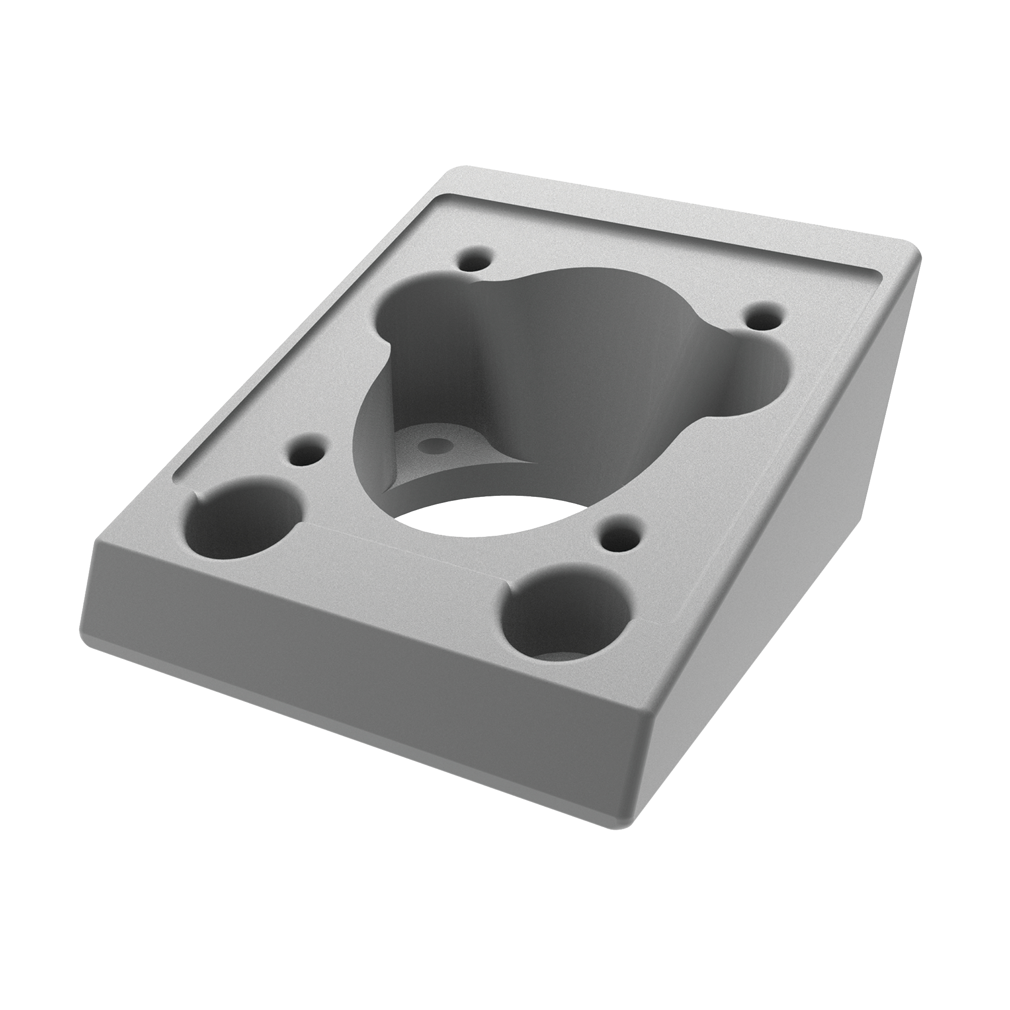 Product image for Adapter angle aluminium fits 4x4 pedestal 4x4x2.36"