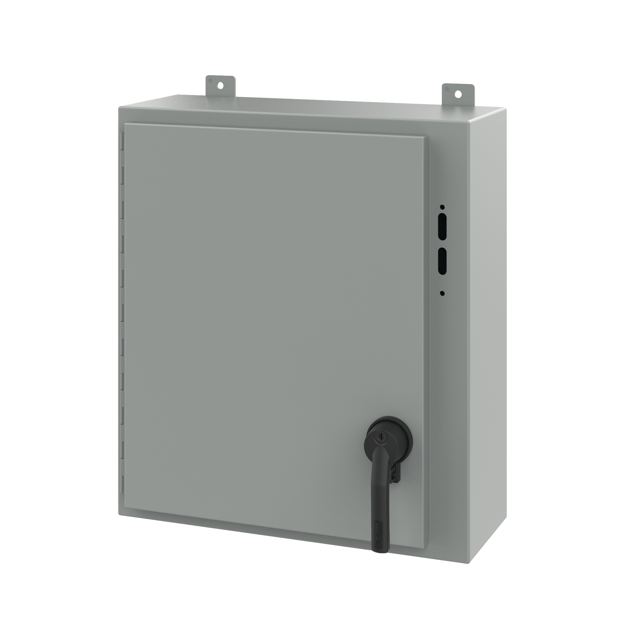 Product image for Enclosure disconnect handle steel wall mount grey 21.38x8x24"