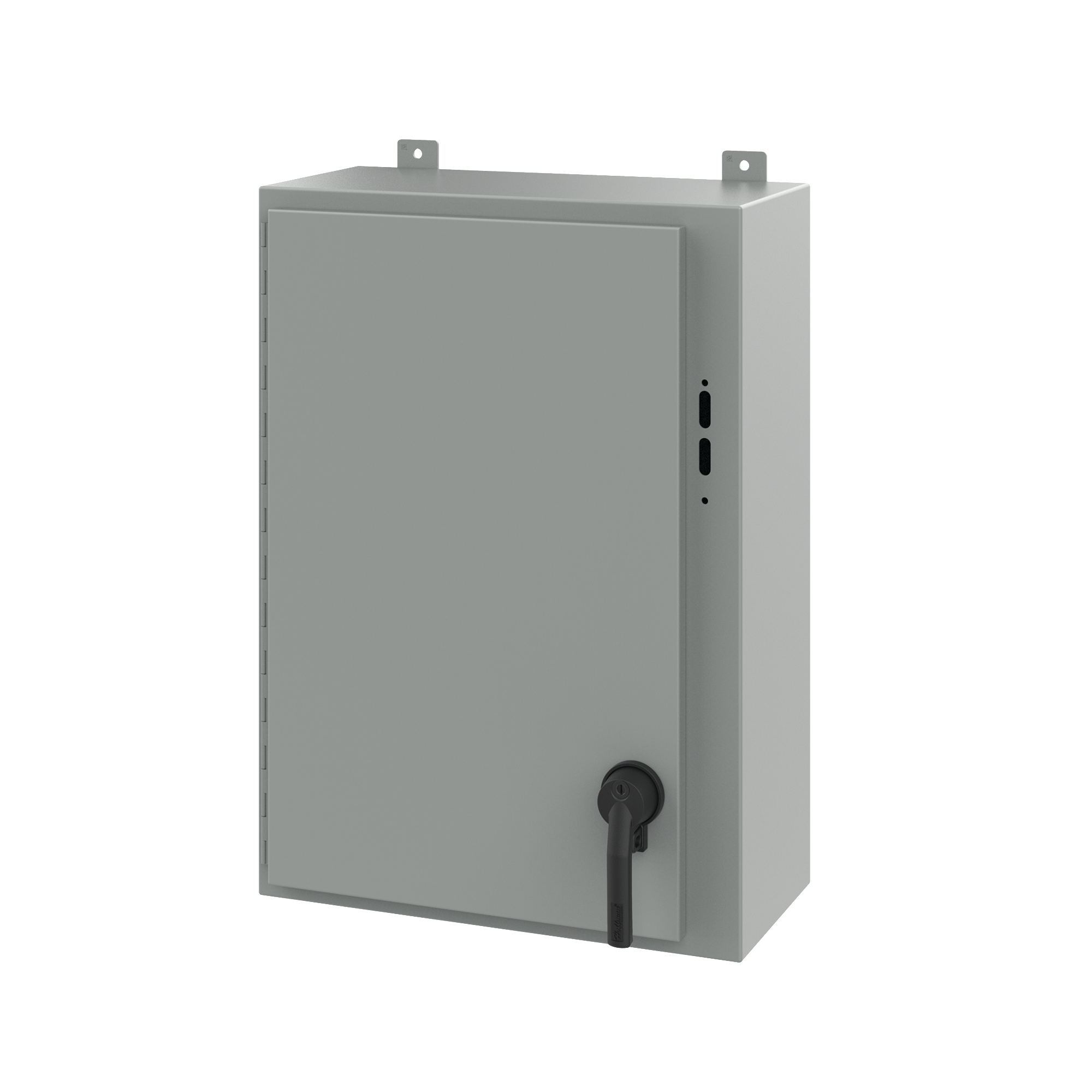Product image for Enclosure cut-out steel grey handle 21.38x10x30"