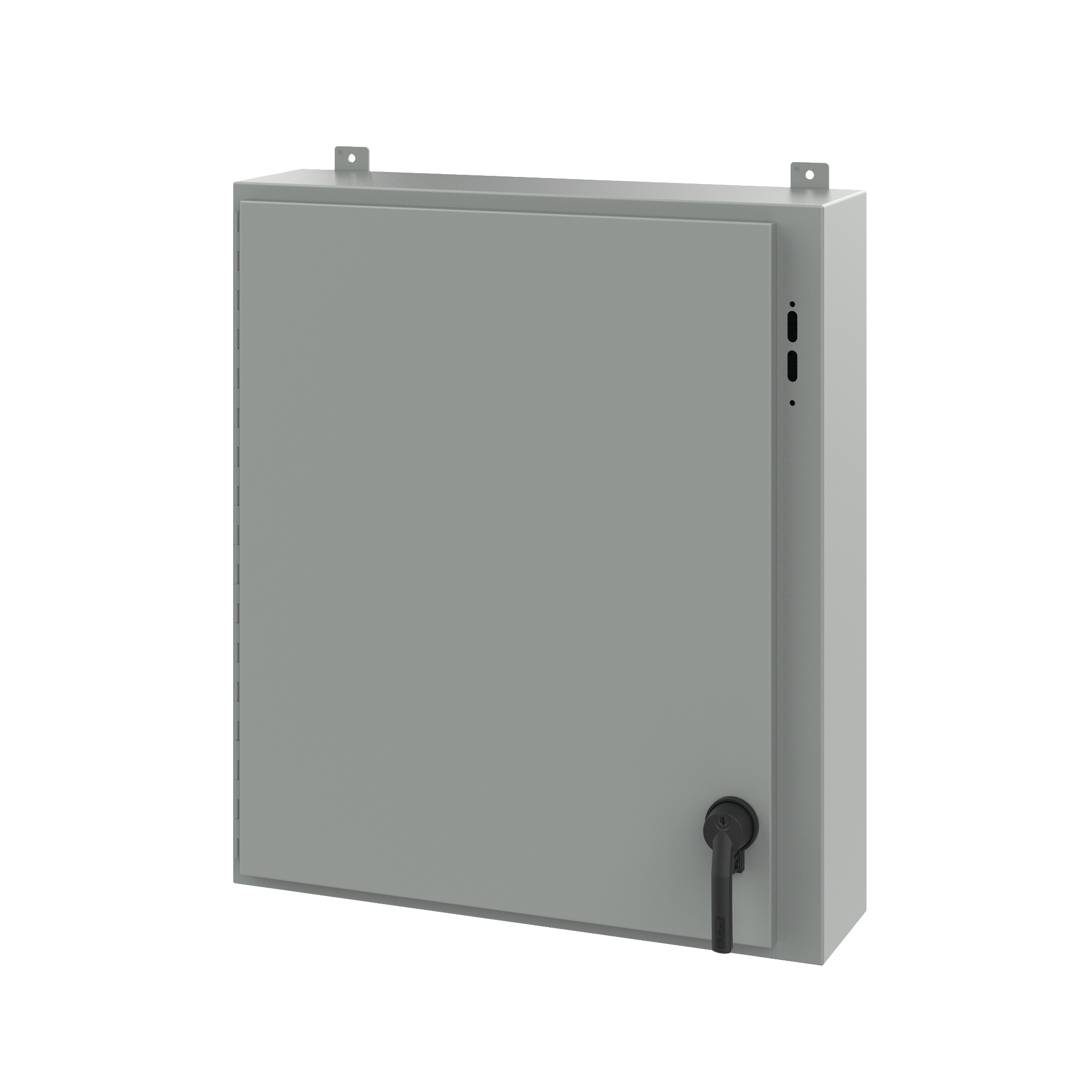 Product image for Enclosure cut-out handle steel grey 31.38x8x36"