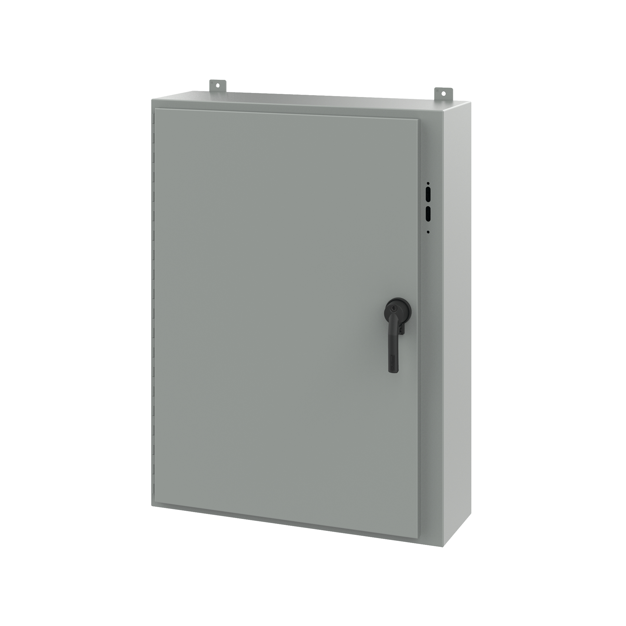 Product image for Enclosure disconnect handle steel wall mount grey 31.38x10x42"