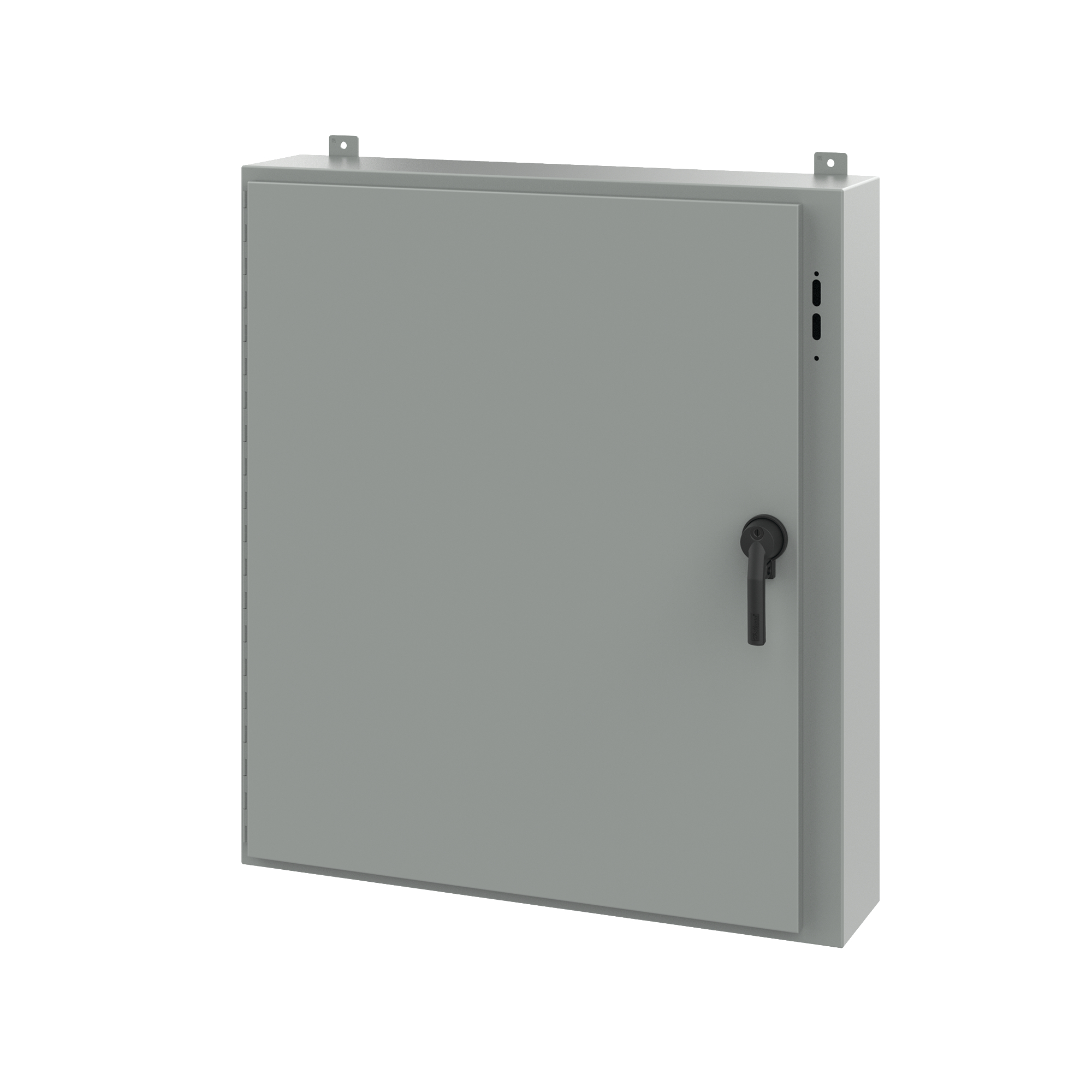 Product image for Enclosure cut-out handle steel grey 37.38x8x42"