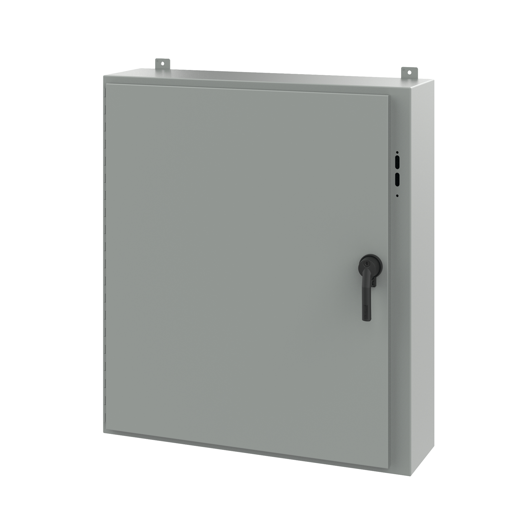 Product image for Enclosure cut-out handle steel grey 37.38x10x42"