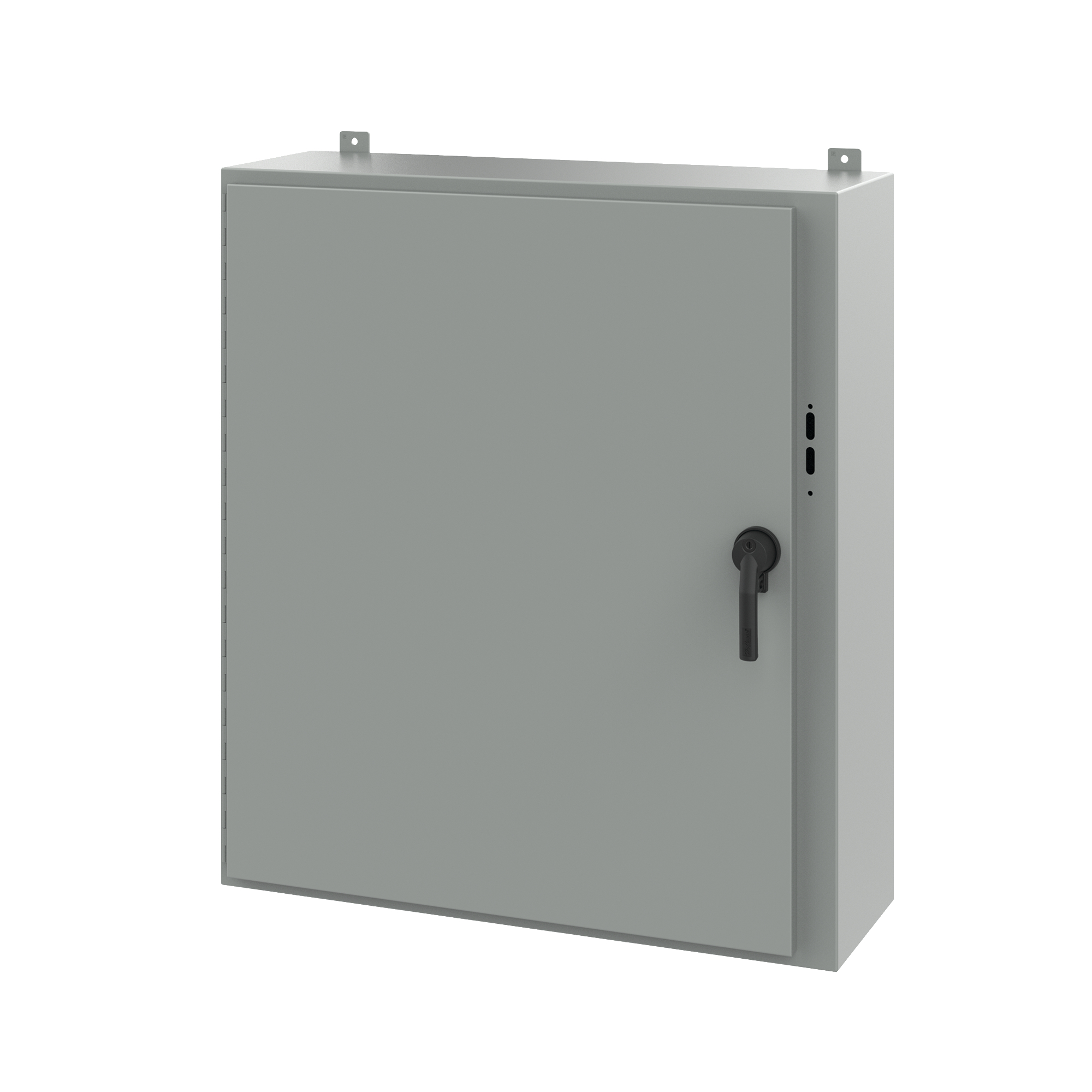 Product image for Enclosure cut-out handle steel grey 37.38x12x42"