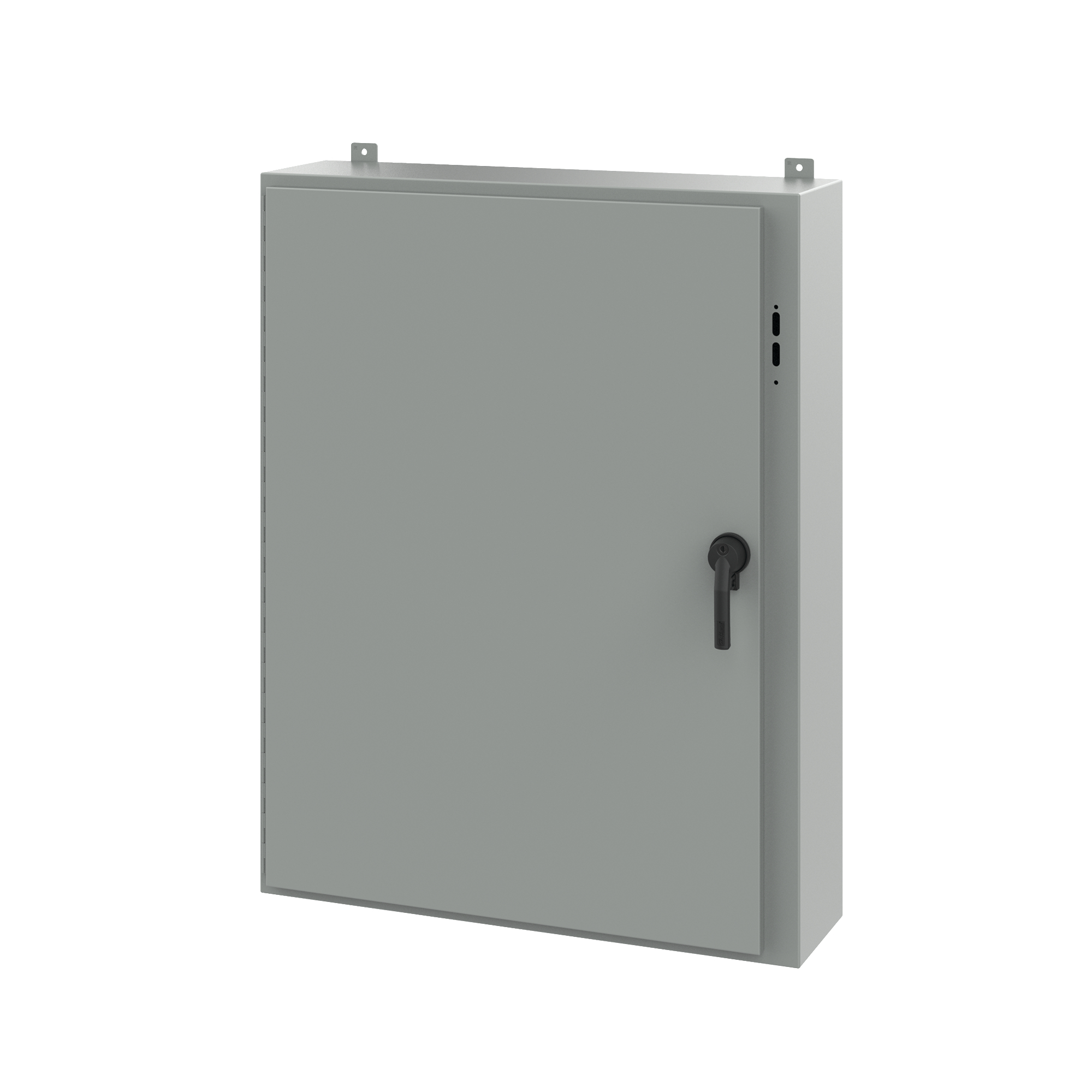 Product image for Enclosure cut-out handle steel grey 37.38x10x48"