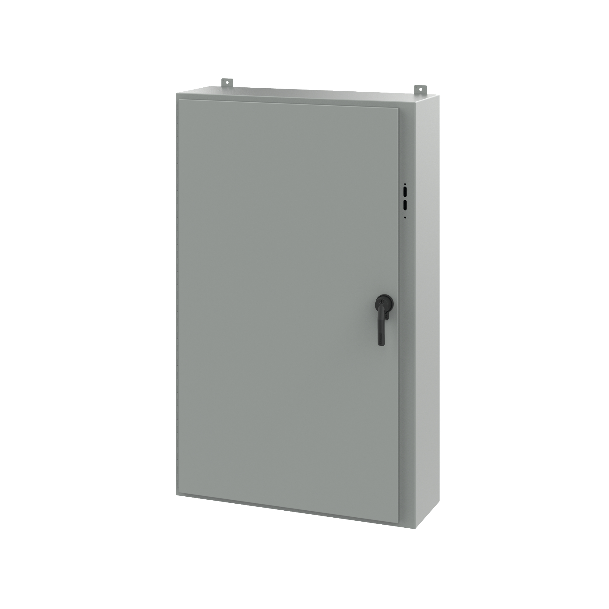 Product image for Enclosure cut-out handle steel grey 37.38x12x60"
