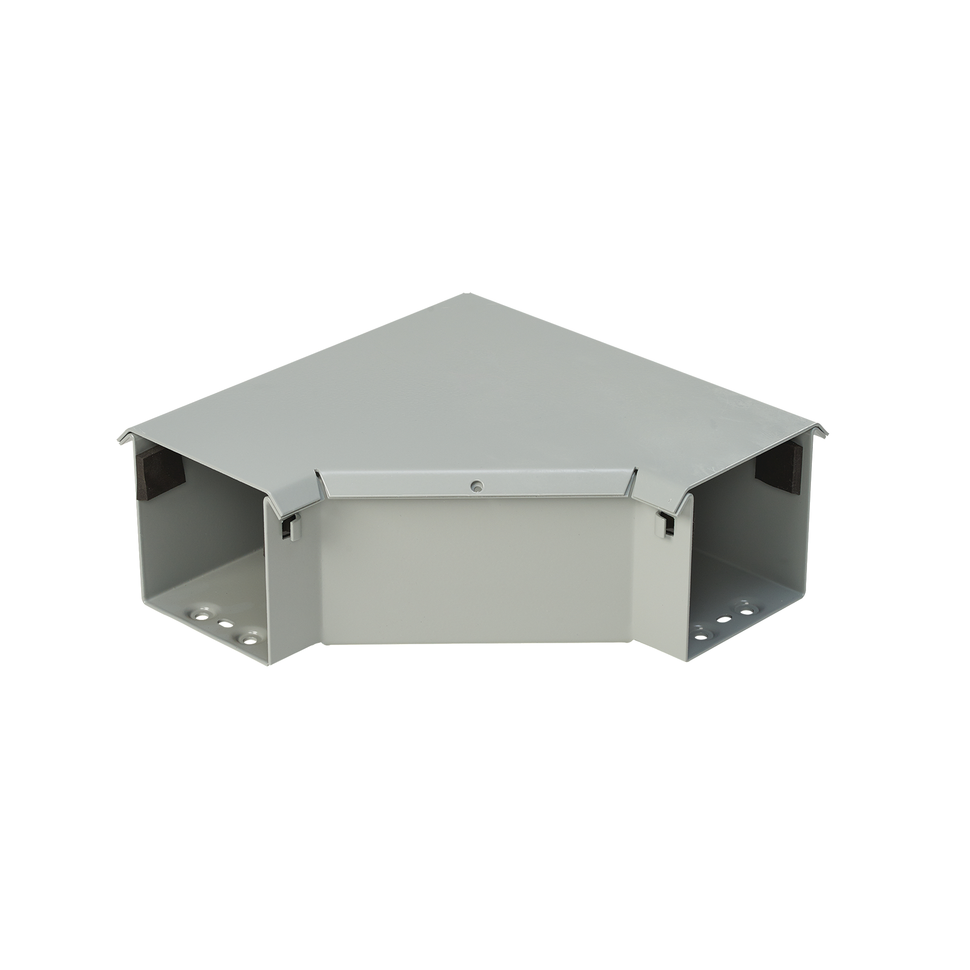 Product image for Elbow 90.. lay-in steel grey 4x4in