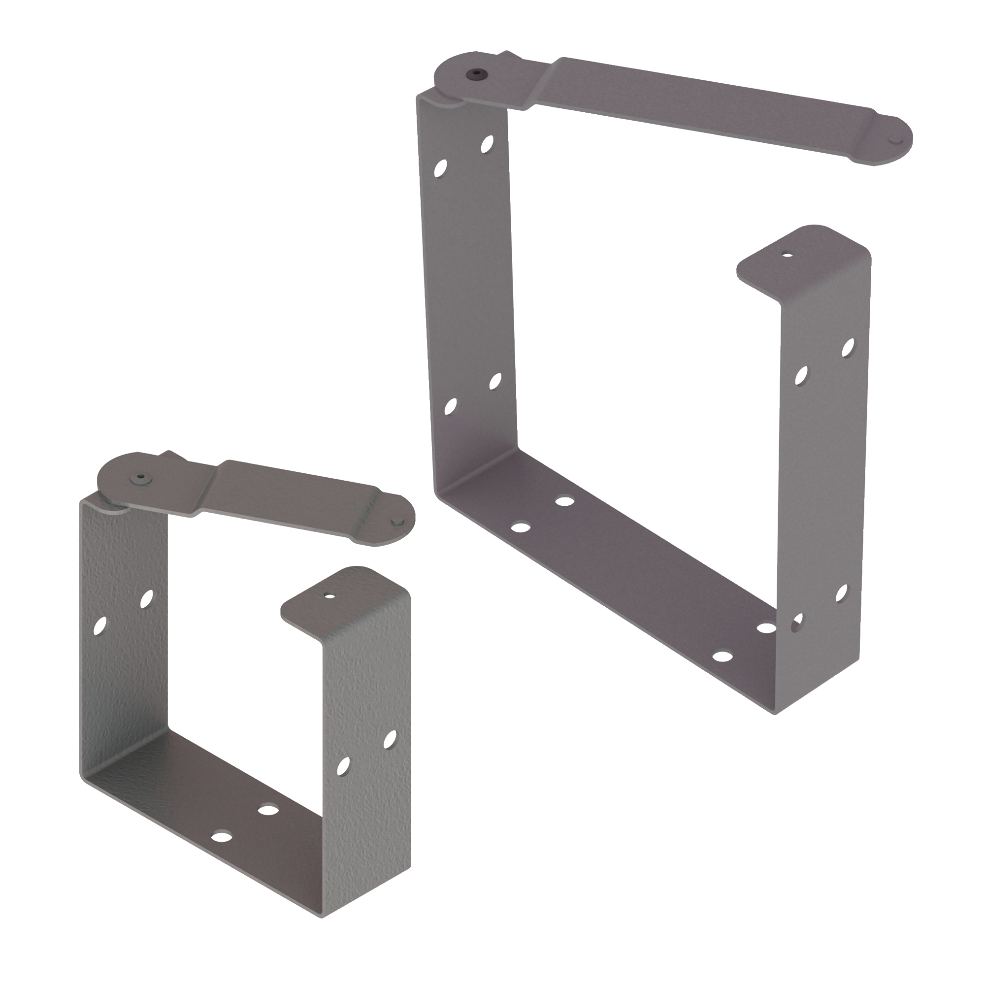 Product image for Wireway U connector universal steel 6x6"