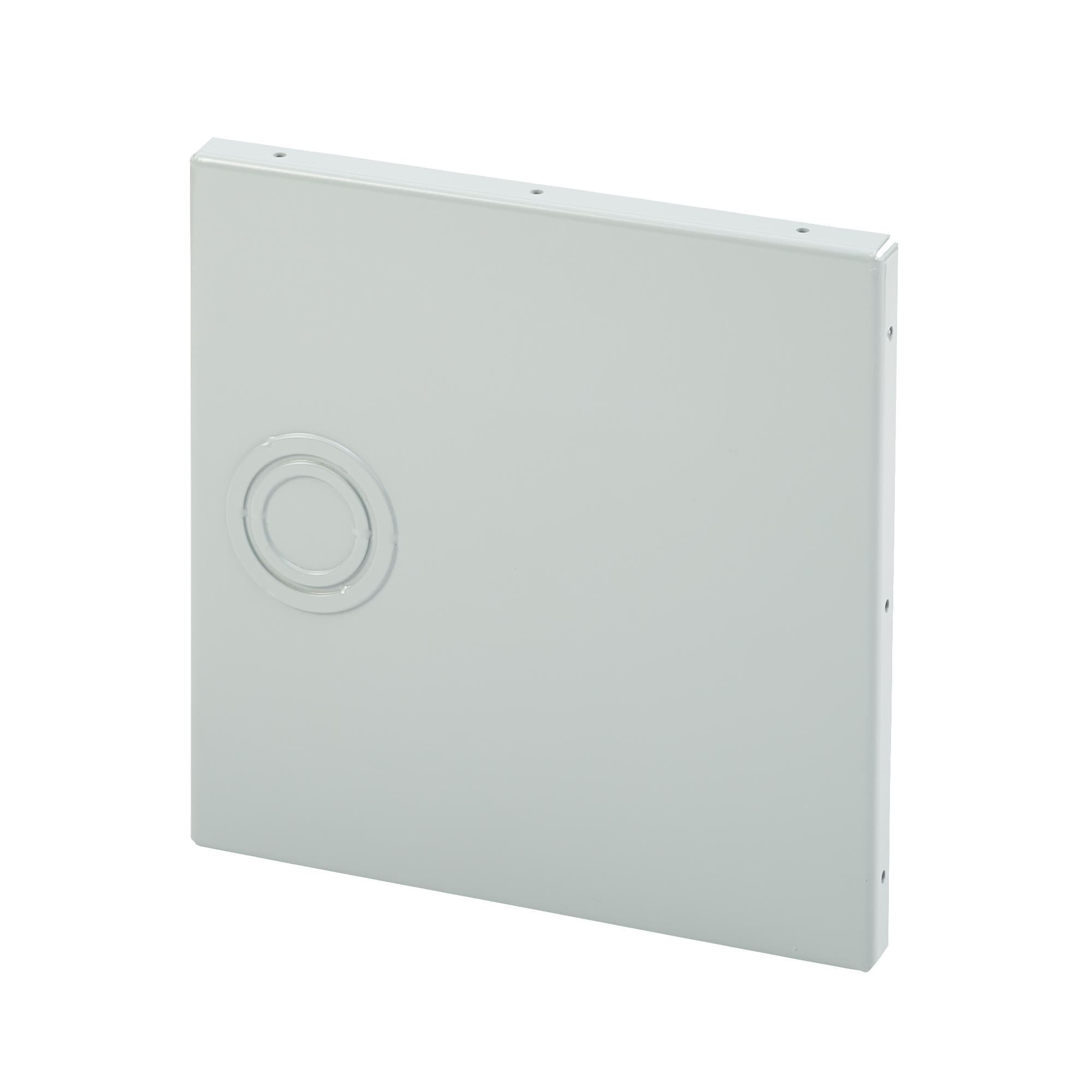 Product image for NVENT_HOFFMAN F44GCP WIREWAY LAY-IN 4"X4" PLATE END CLOSURE FITTING NEMA1 STEEL GREY