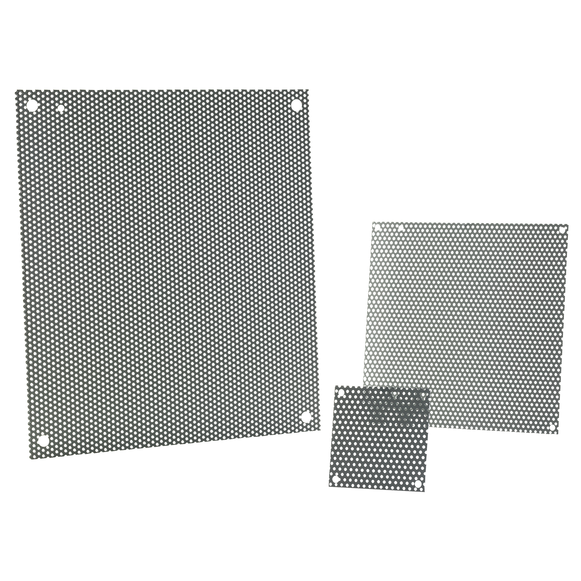 Product image for Panel for small encl perforated stl 10.2x10.2in
