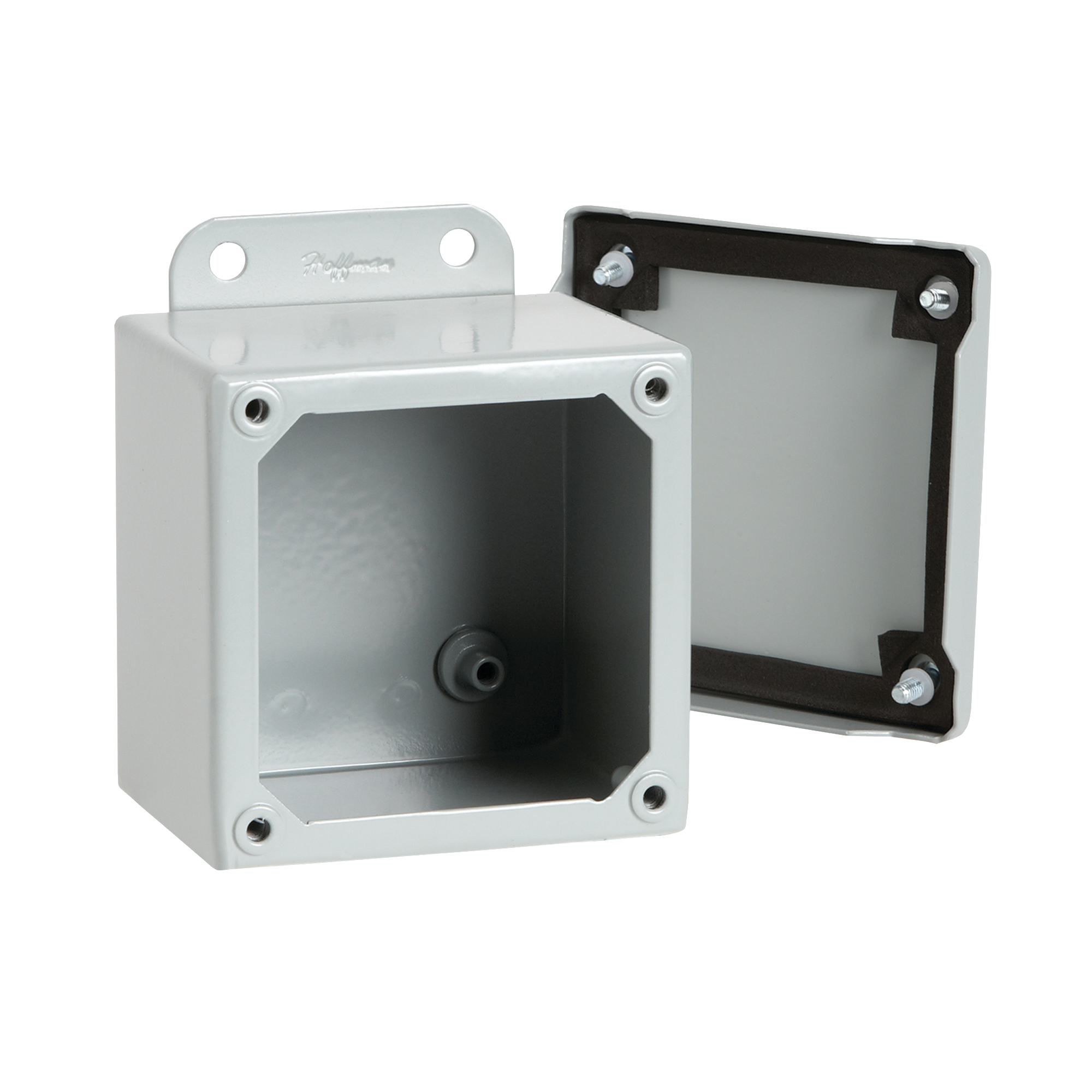 Product image for Enclosure wall mount steel grey NEMA12 8x6x6in