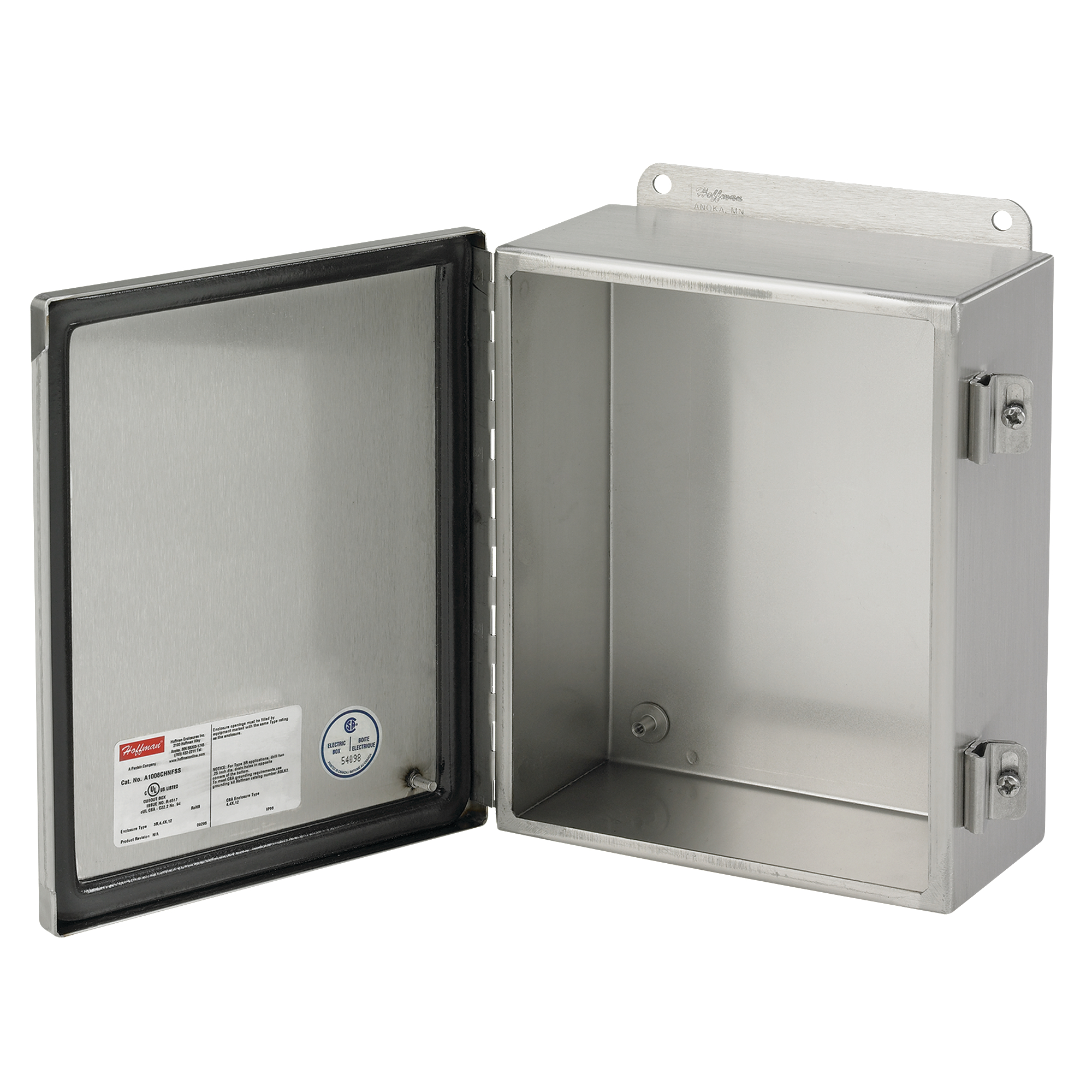Product image for Junction box hinge cover SS 6x4x4" NEMA 4X