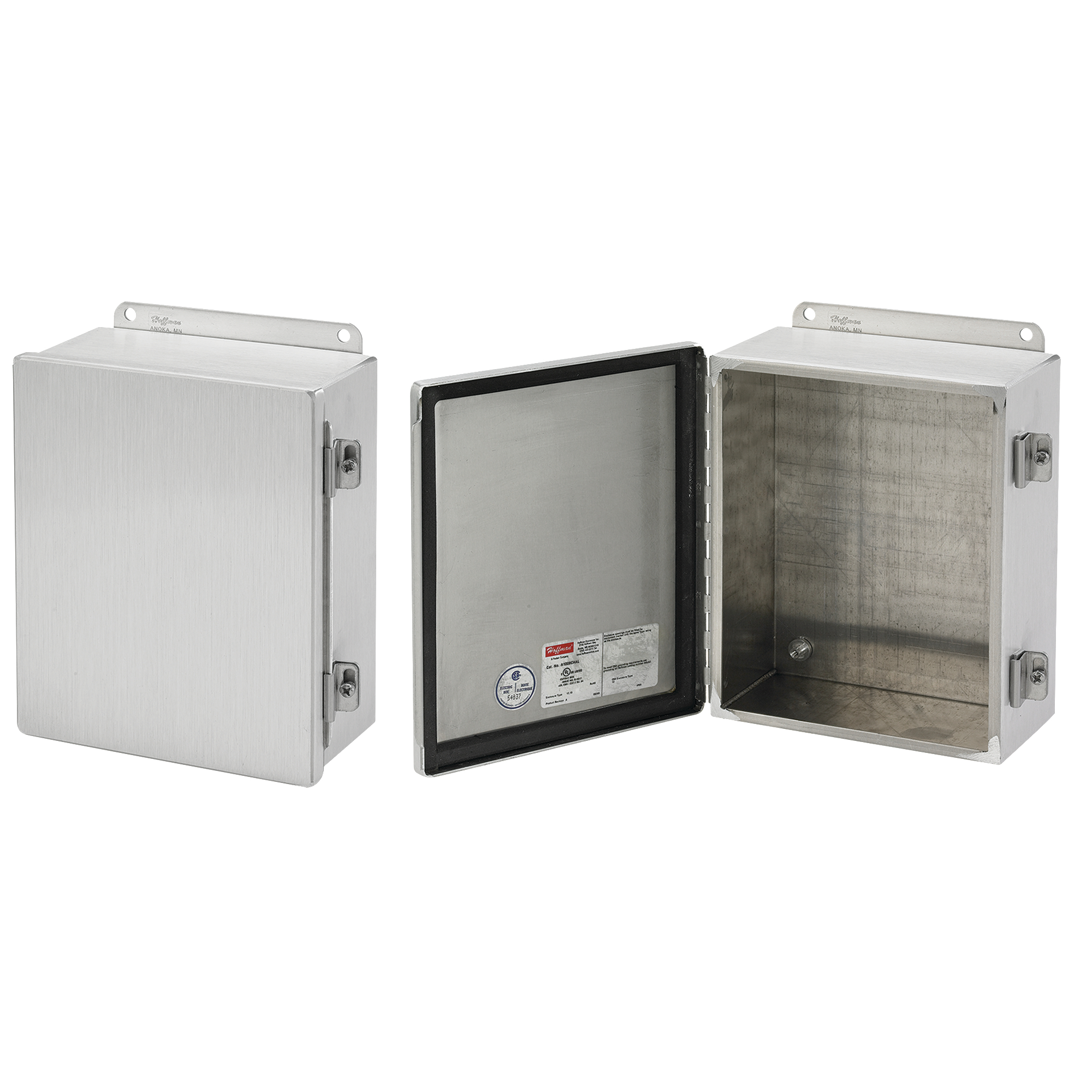 Product image for Enclosure hinge clamp aluminium smooth 8x4x6"