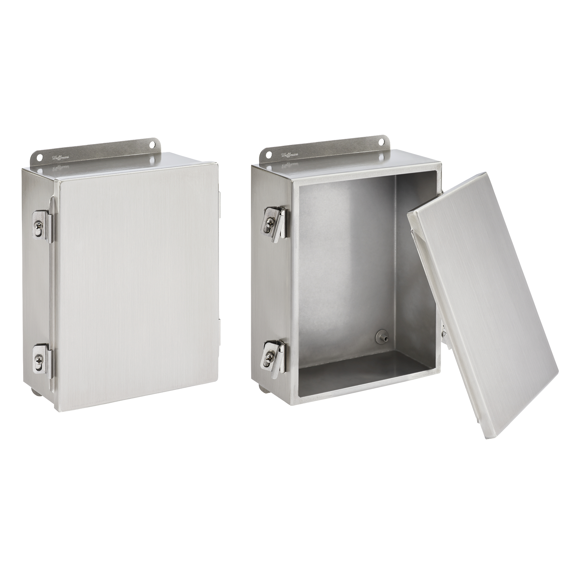Product image for Enclosure wal mnt stainless stl NEMA4X 12x10x6in