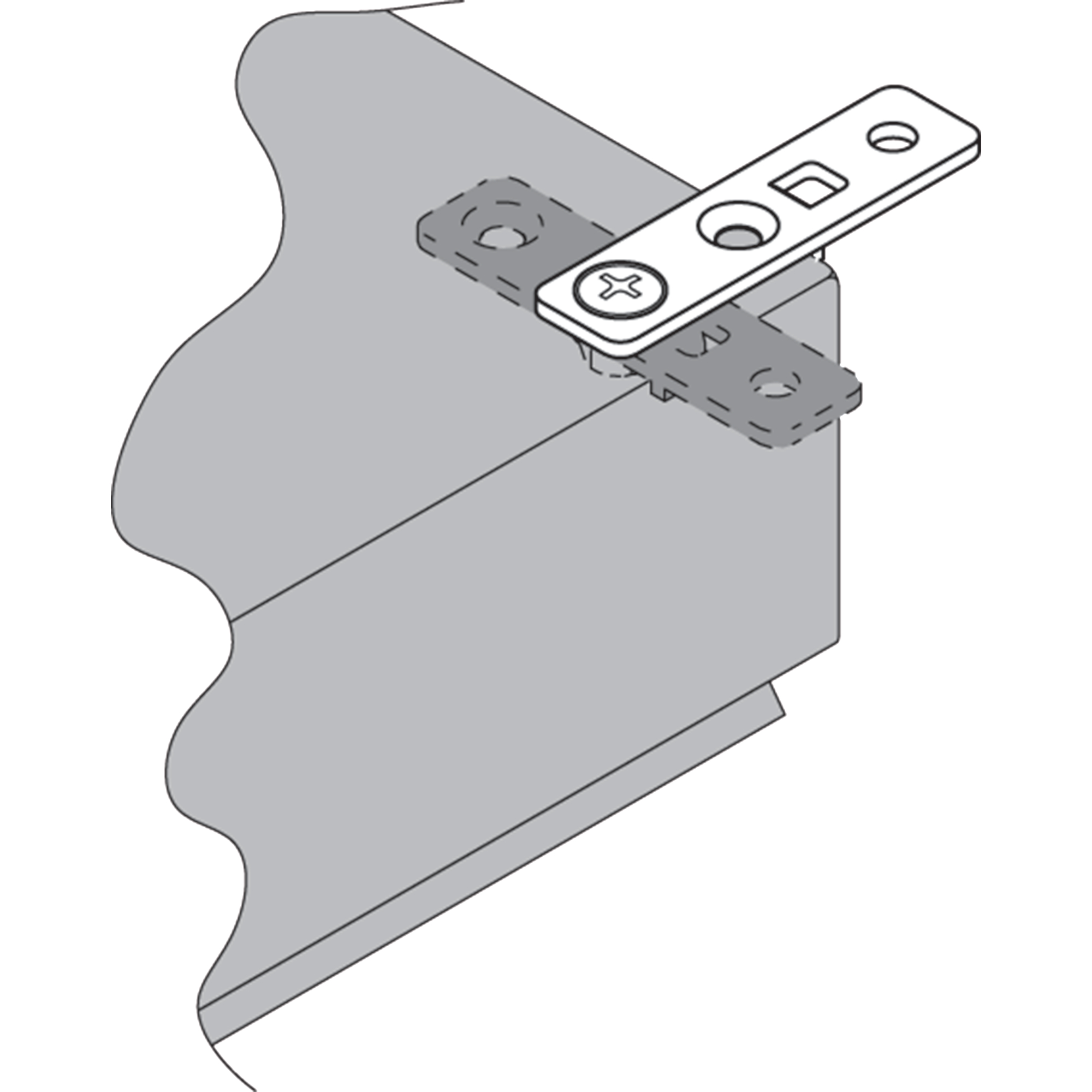 Product image for Mounting bracket kit type 316L ss INLINE
