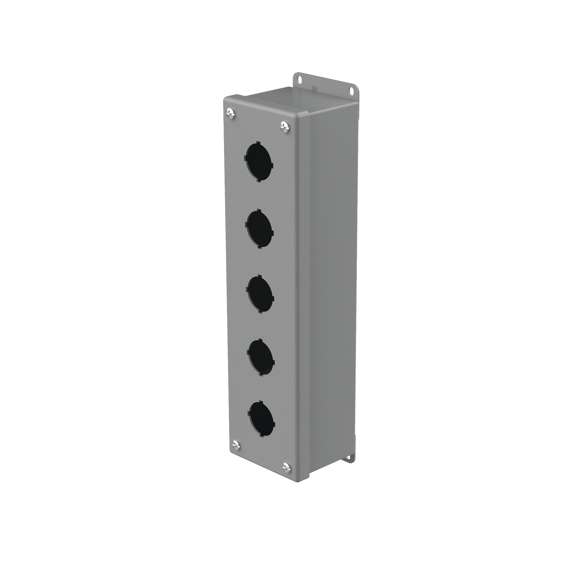 Product image for Enclosure pushbutton stl gry N12 12.5x3.25x2.8in