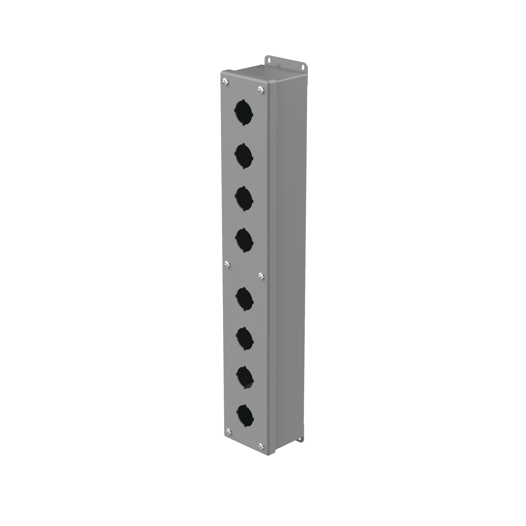Product image for Enclosure pushbutton stl gry N12 20.25x3.3x2.8in